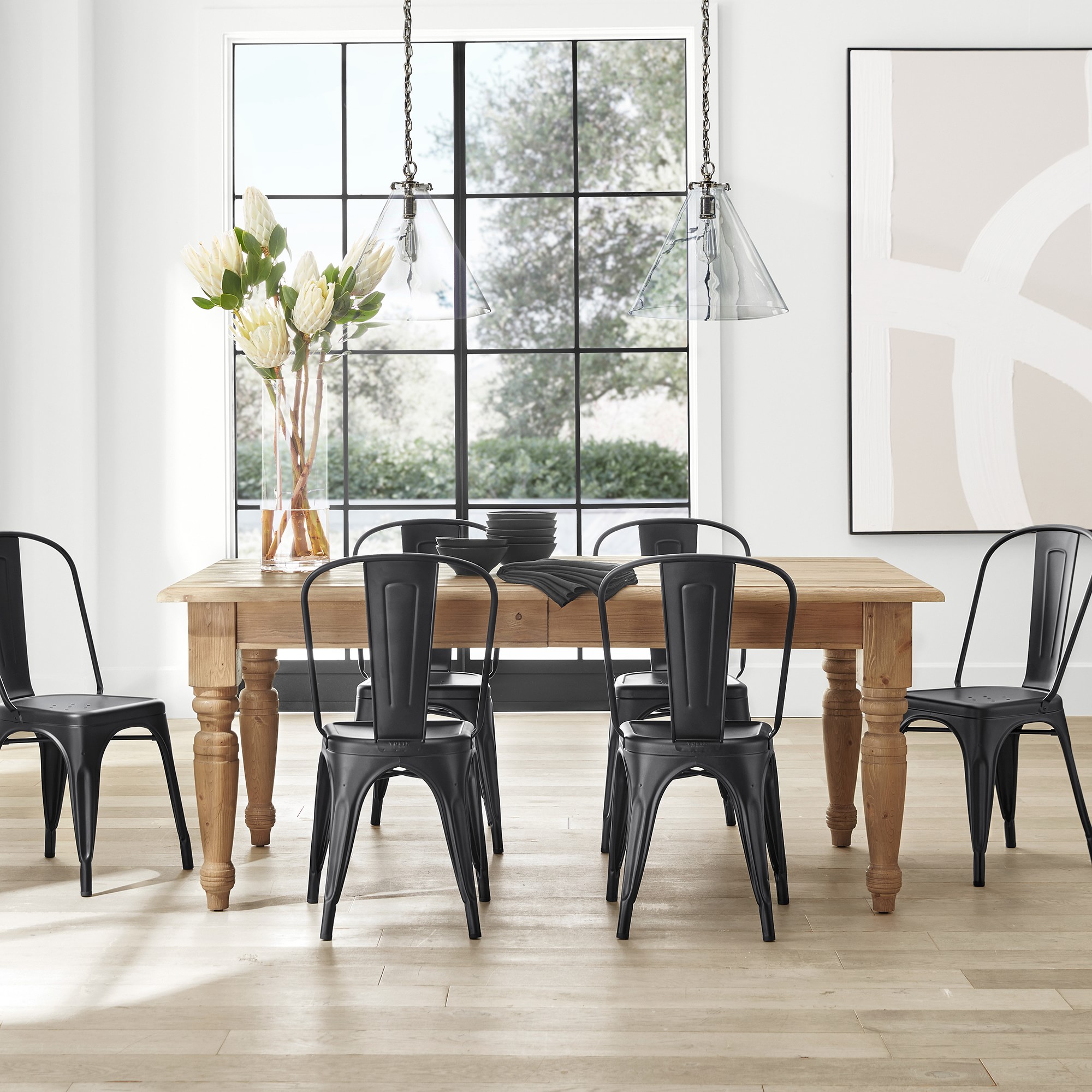 Harvest Extendable Rectangular Dining Table (72-116)