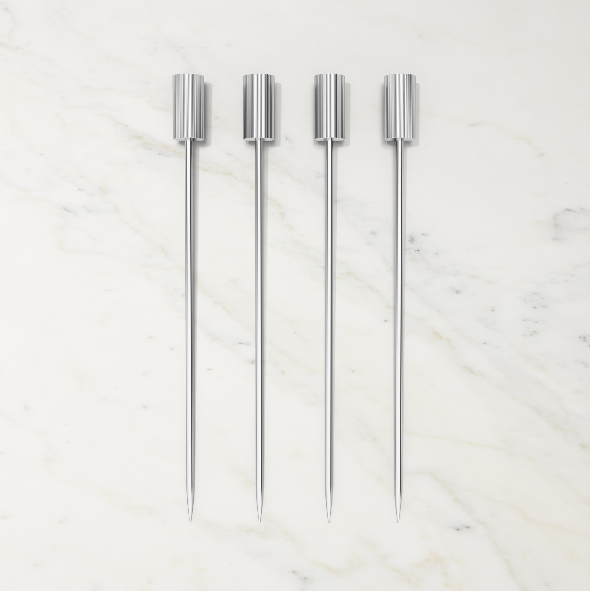 ANNA New York Striations Cocktail Picks, Set of 4
