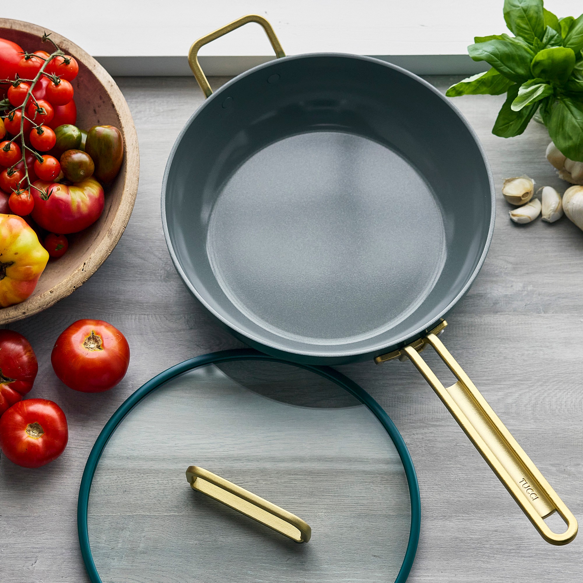 GreenPan™ Stanley Tucci™ Ceramic Nonstick Junior Essential Stanley Pan, 4 1/2-Qt.