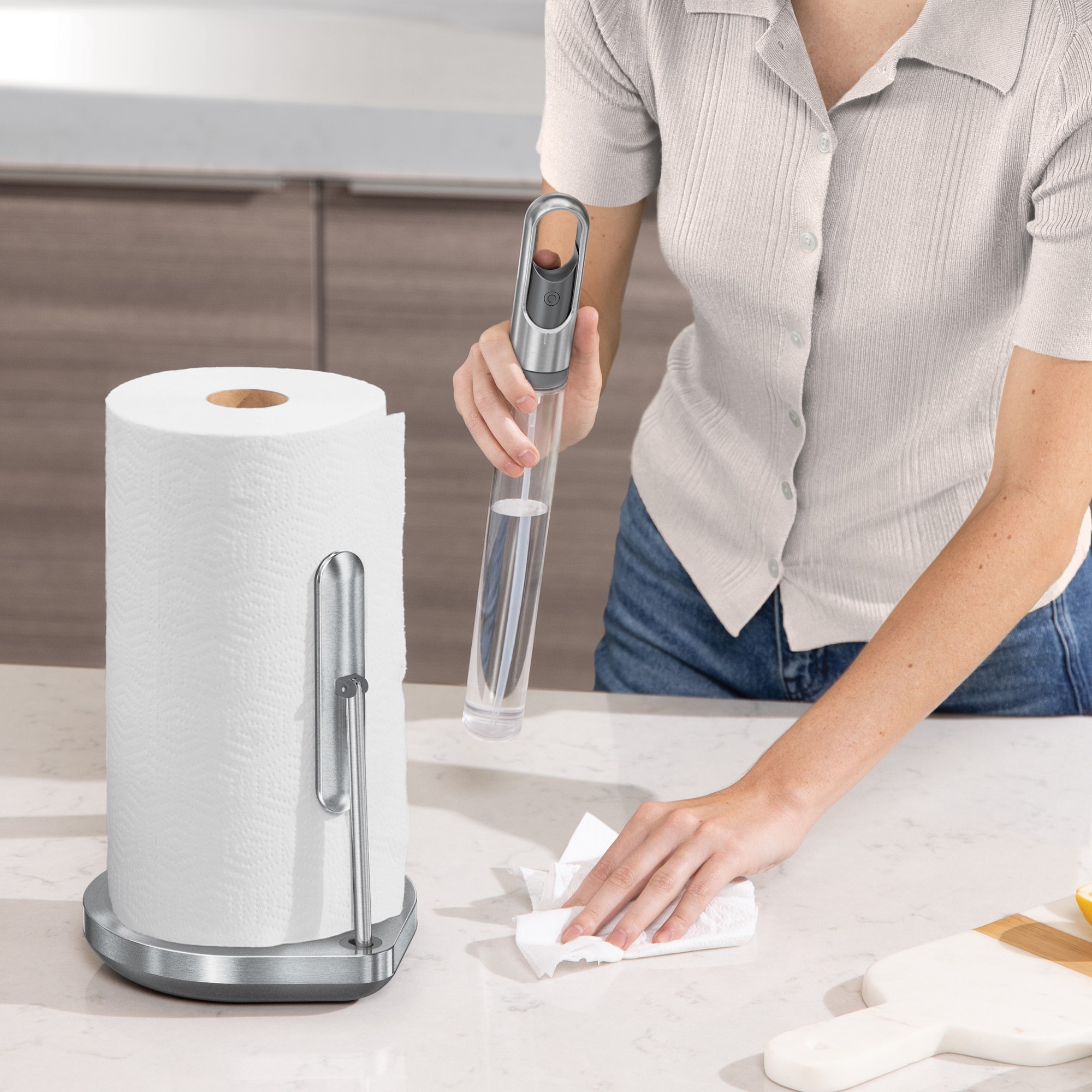 simplehuman™ Paper Towel Holder with Pump