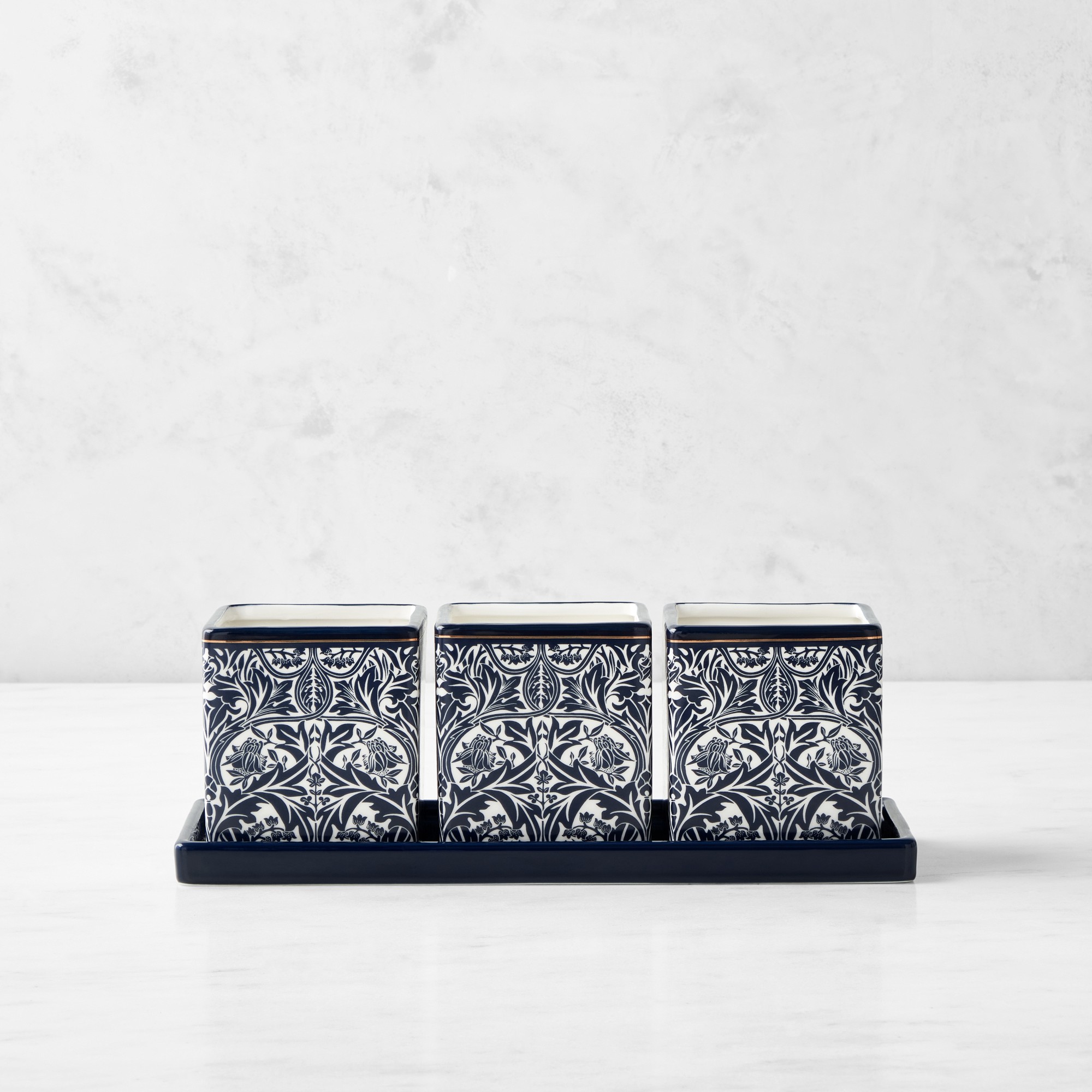 Morris & Co. x Williams Sonoma Bluebell Herb Planter Set