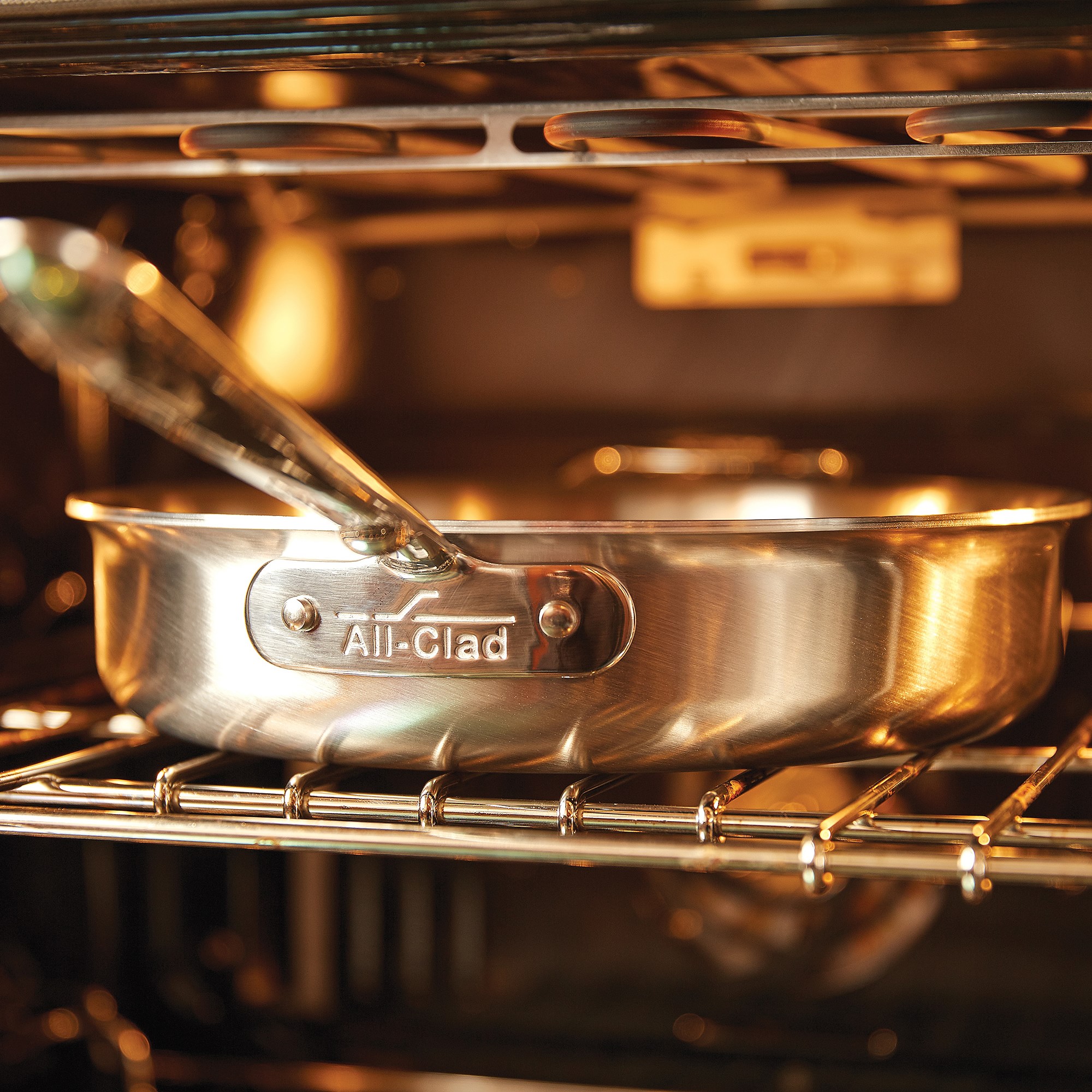 All-Clad D5® Brushed Stainless-Steel Weeknight Pan, 4-Qt.