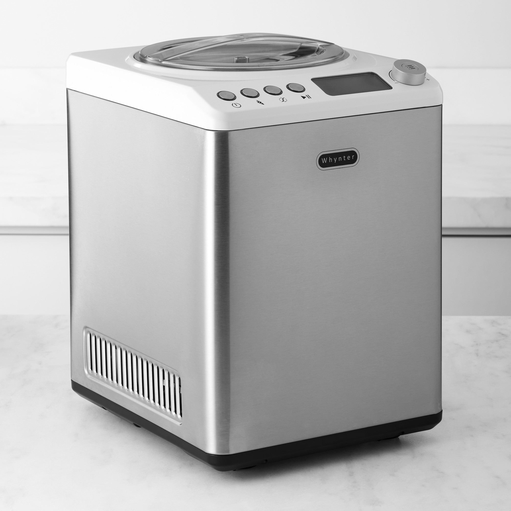 Whynter Upright Compressor Ice Cream Maker with Stainless Steel Bowl & Churn Blade