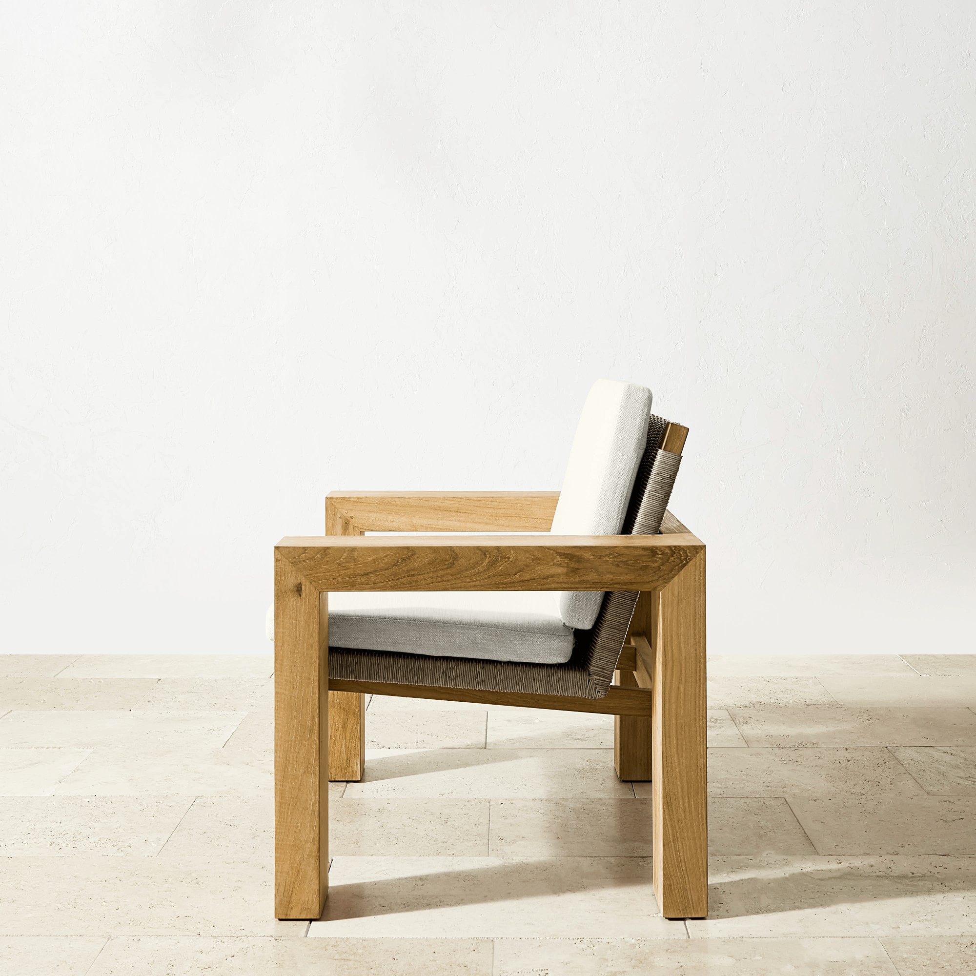 Larnaca Outdoor Teak x All-Weather-Weave Club Chair