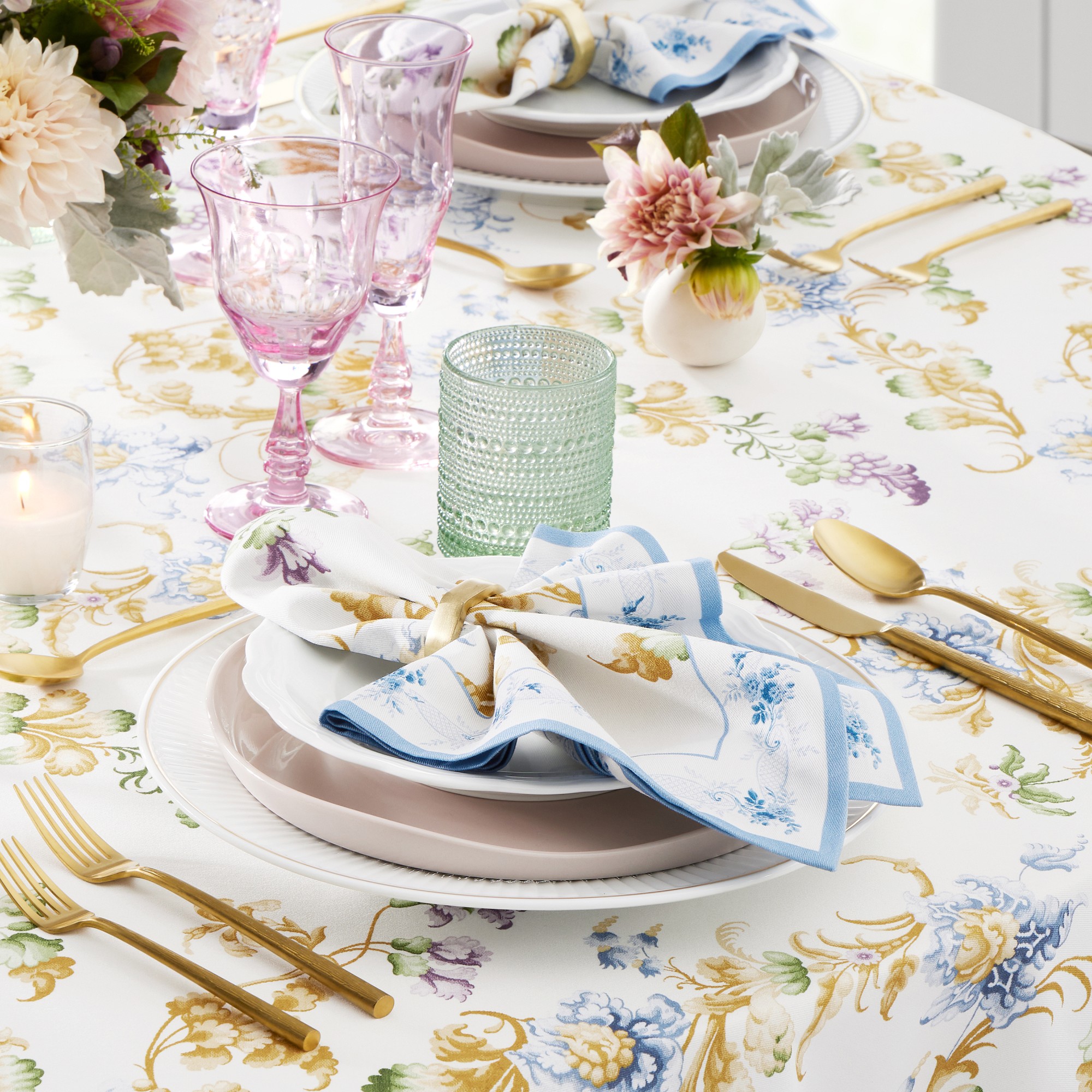 Bridgerton x Williams Sonoma Round Tablecloth