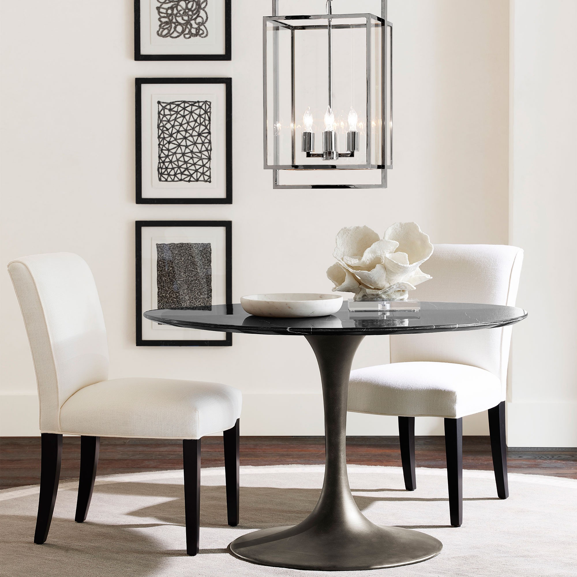 Tulip Round Pedestal Dining Table (42-56)