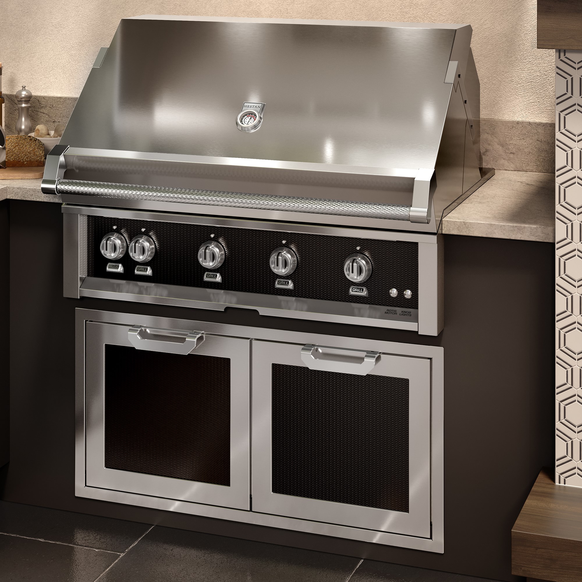 Hestan Built-In Storage