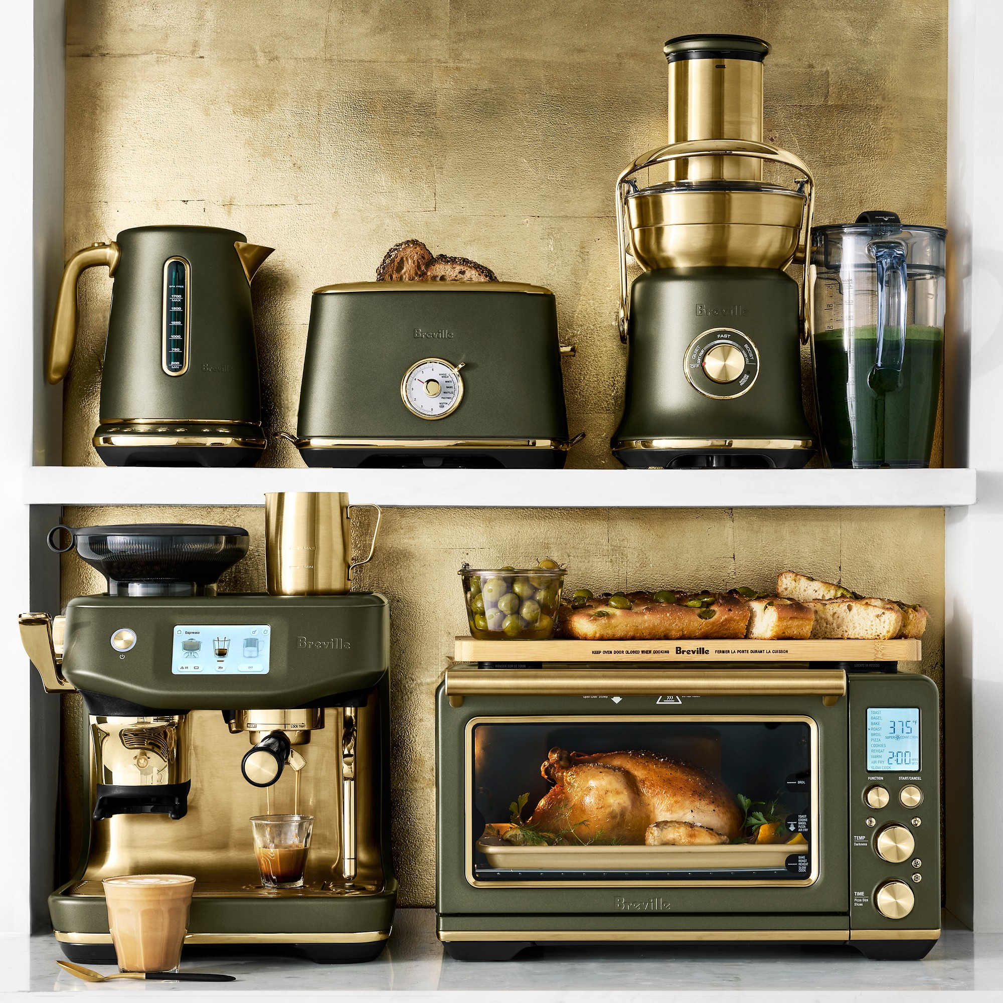 Breville Smart Oven® Air Fryer Brass Collection