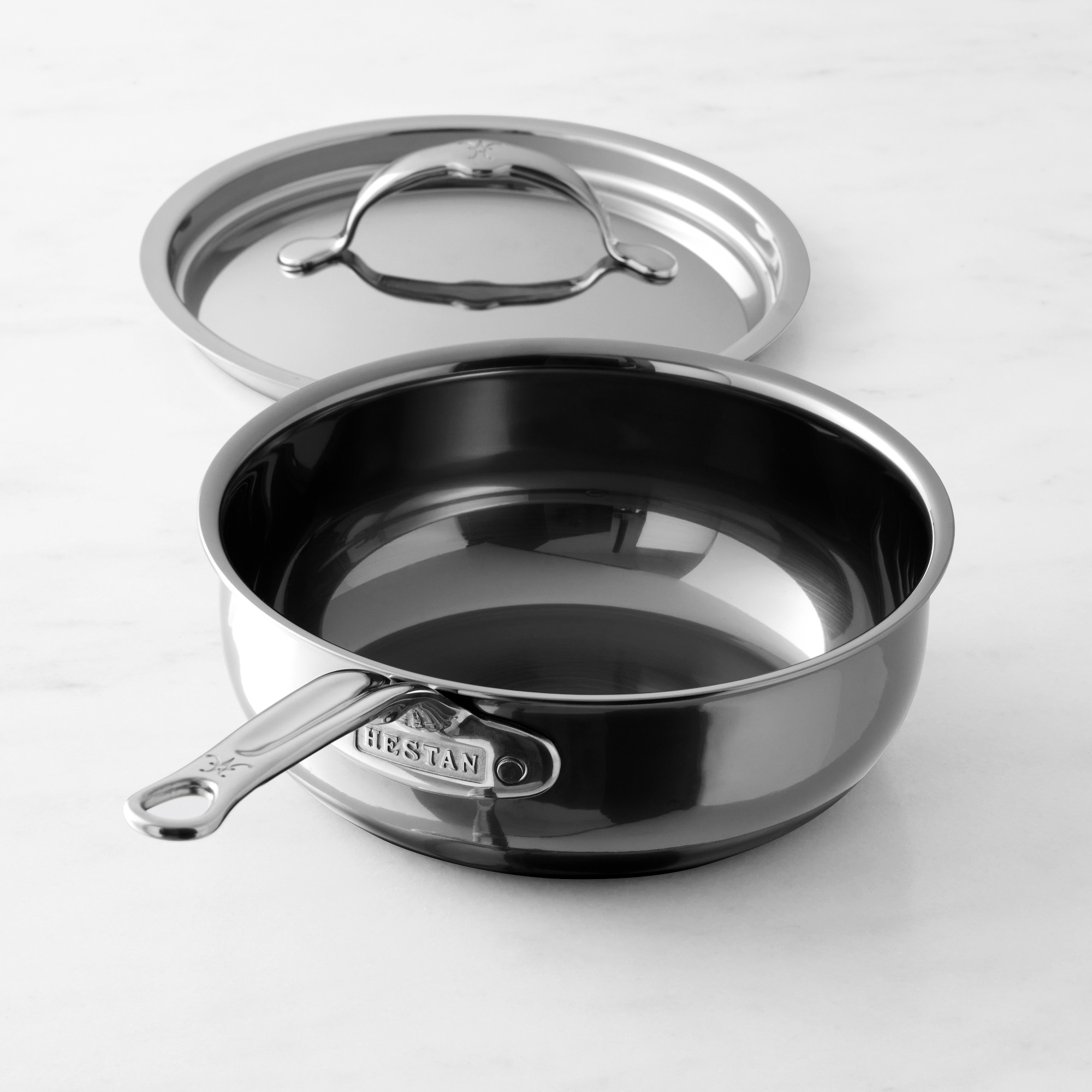 Hestan NanoBond® Titanium Stainless-Steel Saucier, 2-Qt.
