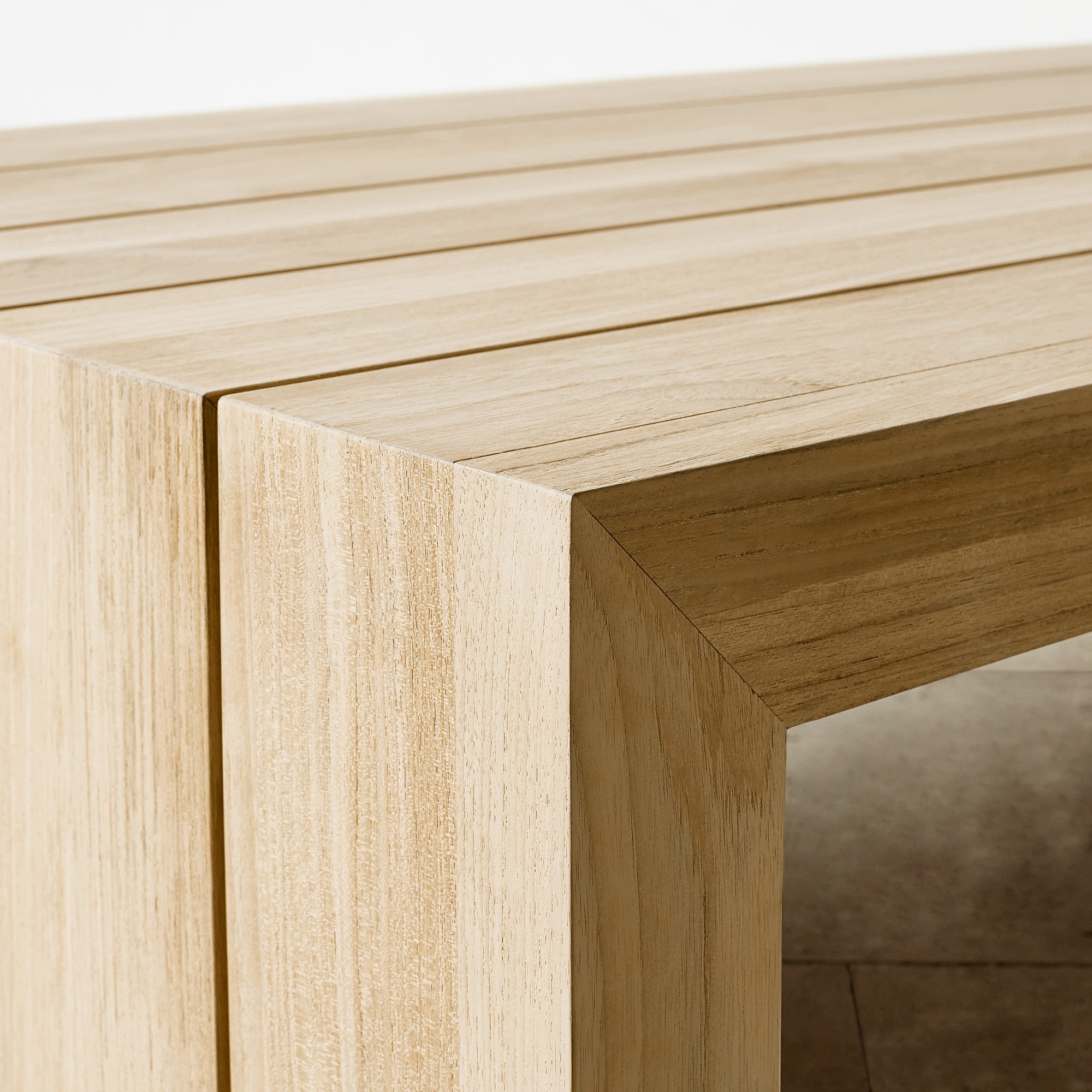 Larnaca Outdoor Natural Teak Chaise