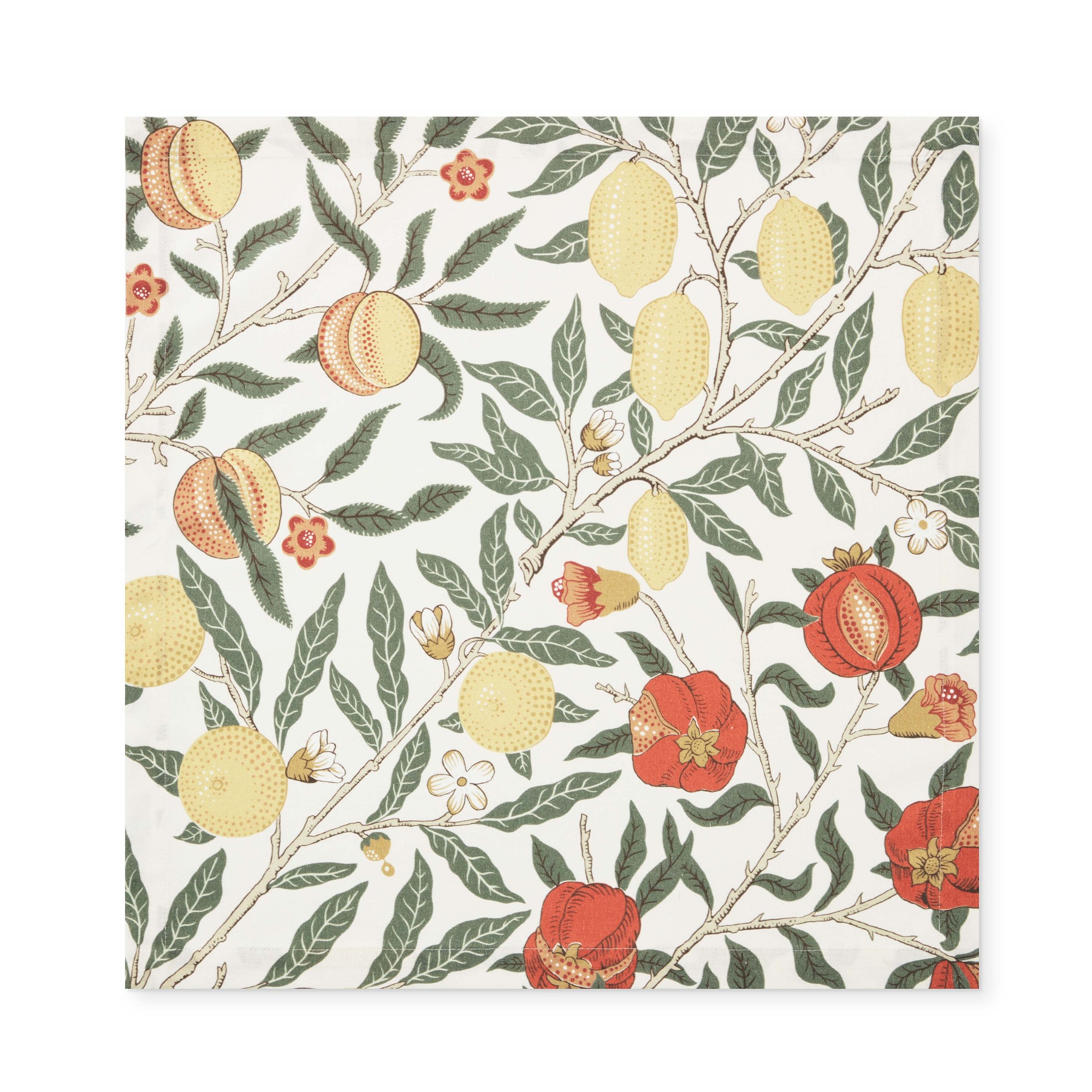 Morris & Co. Golden Fruit Napkins, Set of 4