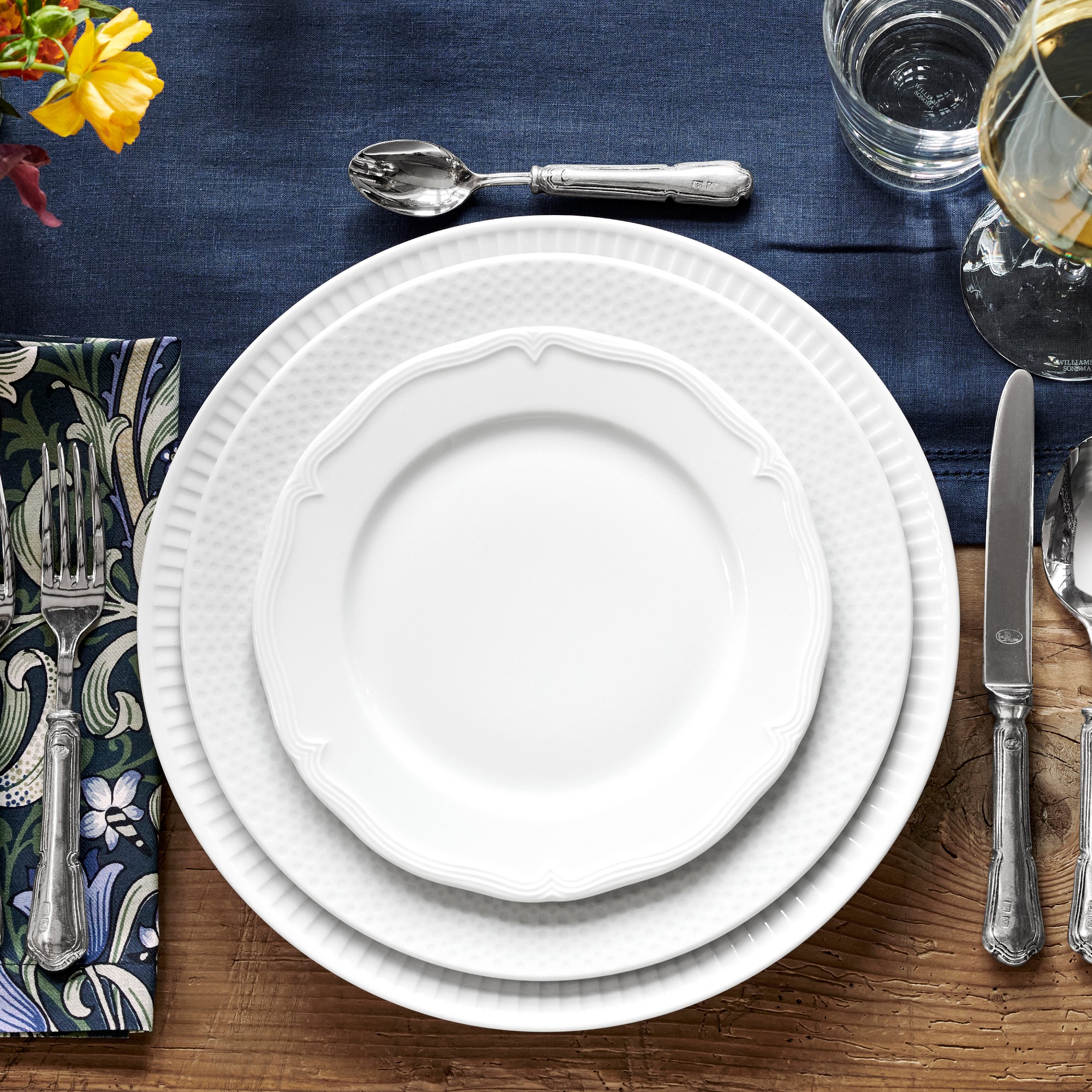 Pillivuyt Chantal Porcelain Salad Plates