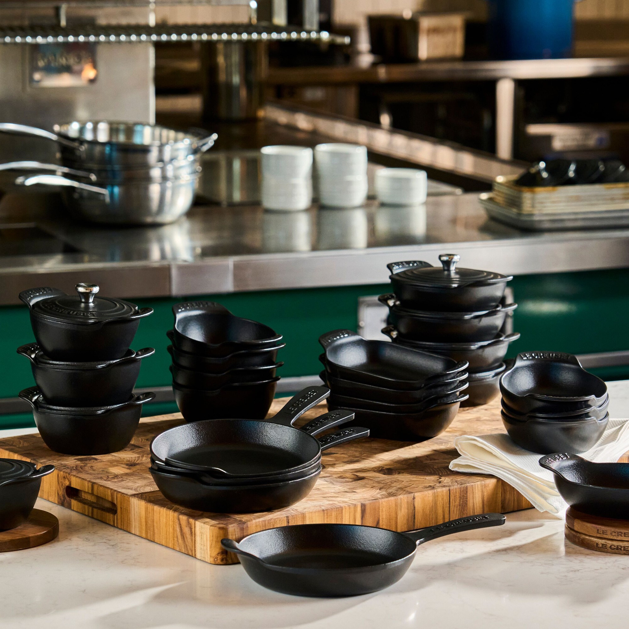 Le Creuset Gourmand Enameled Cast Iron 4-Piece Covered Braiser Set