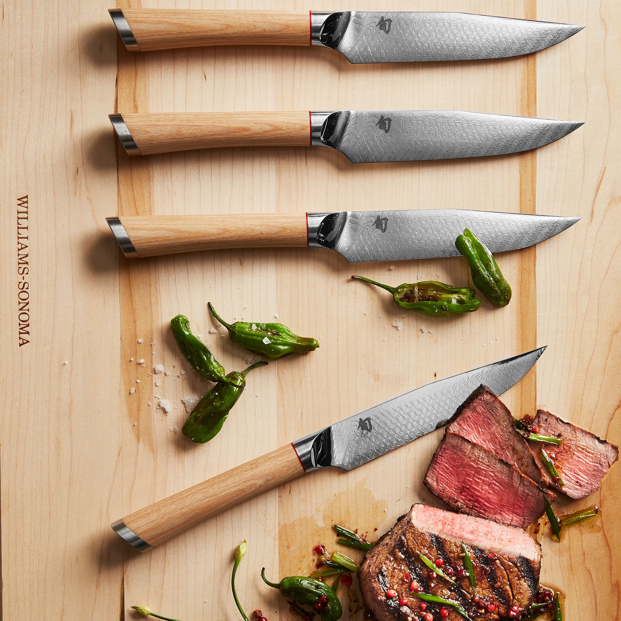 Shun Hikari Steak Knives, Set of 4