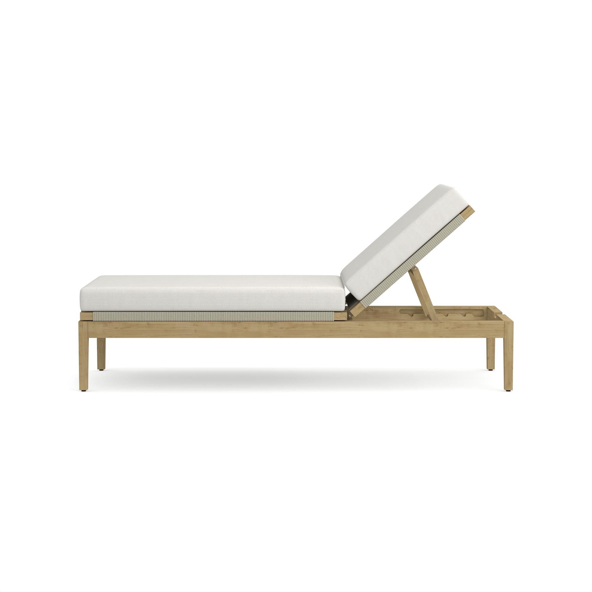 Pasadena Outdoor Teak Chaise Cushions