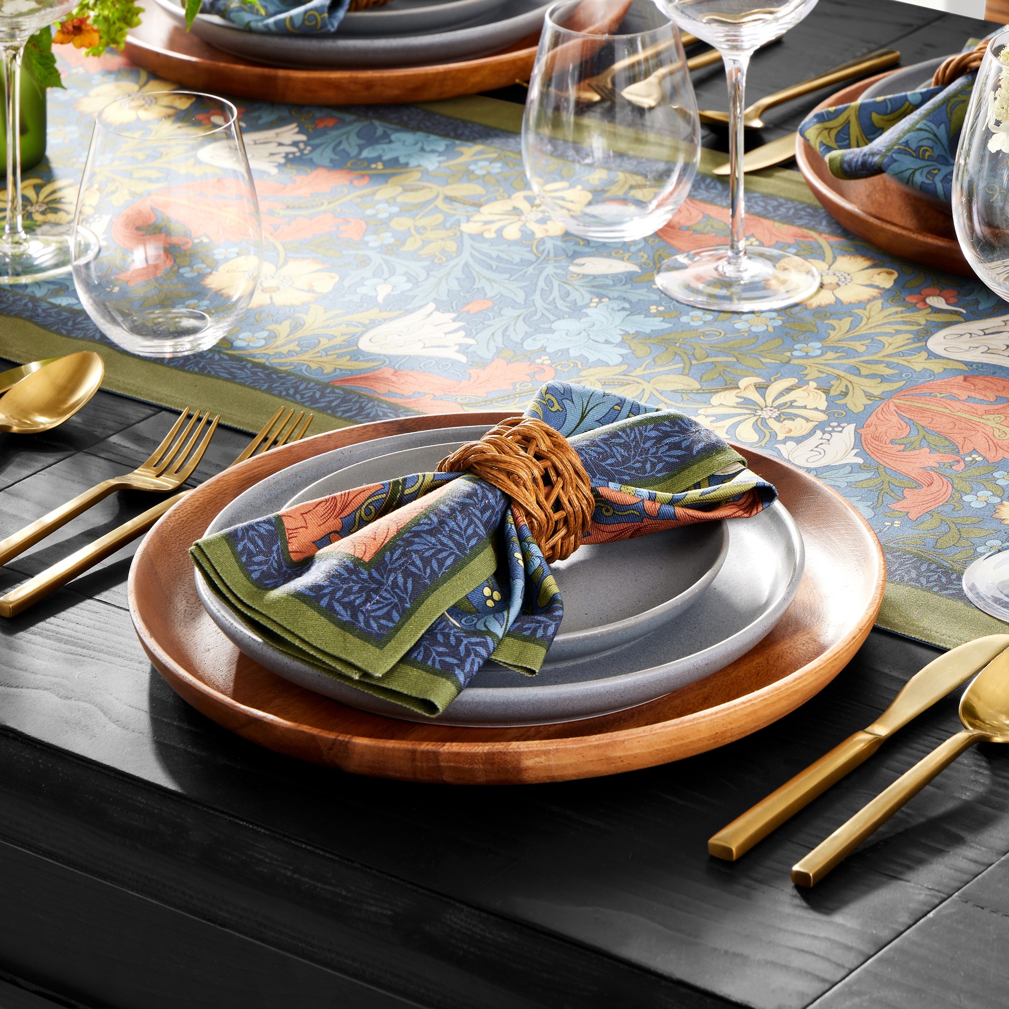 Morris & Co. x Williams Sonoma Compton Table Runner