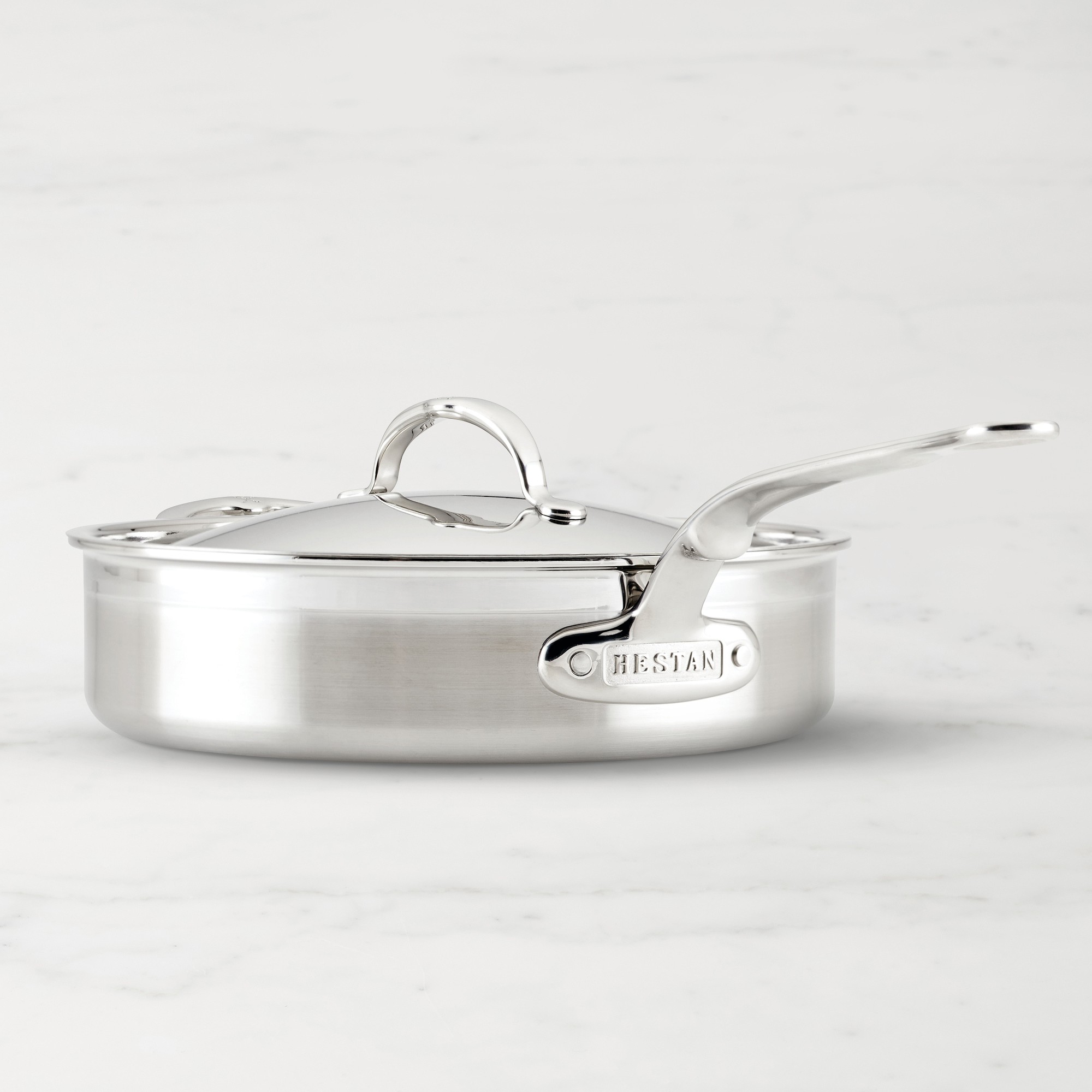 Hestan ProBond Professional Clad Stainless-Steel TITUM Nonstick Sauté Pan