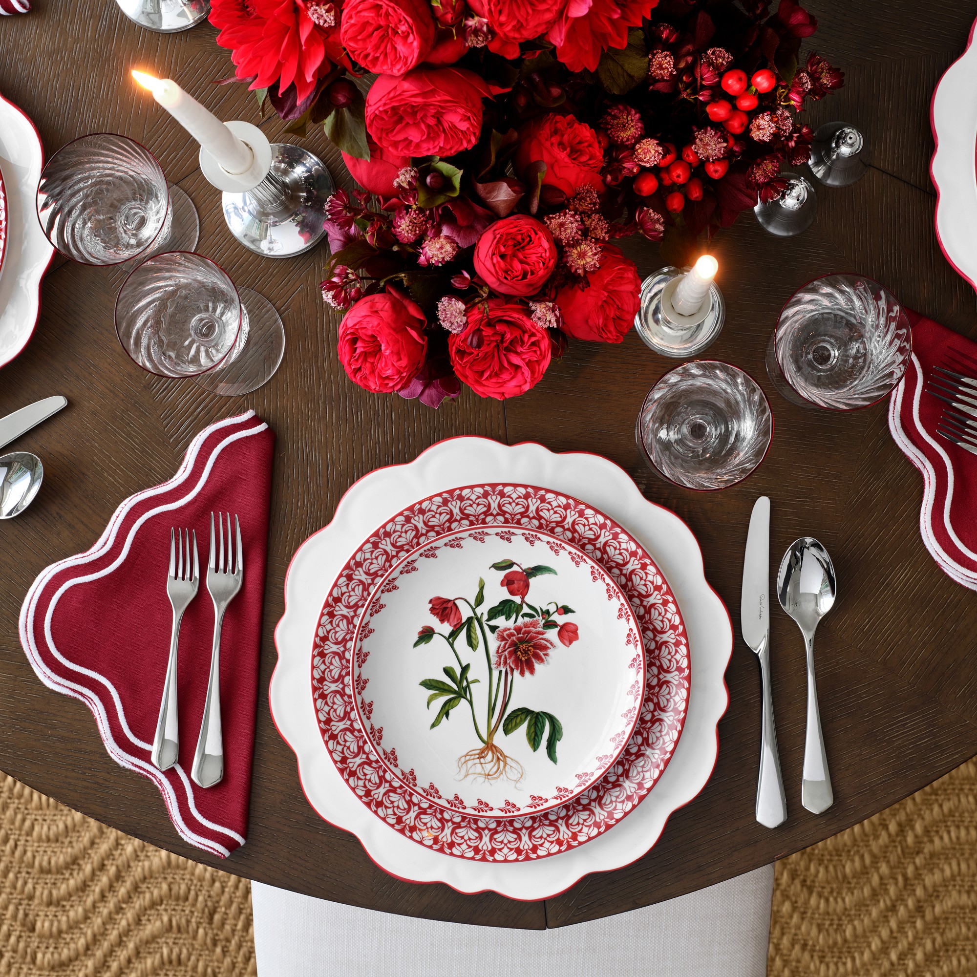 AERIN Scalloped Napkins, Set of 4