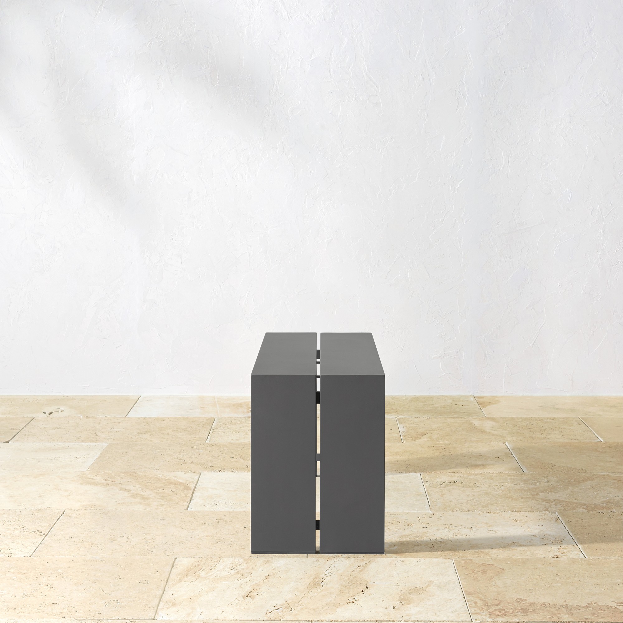 Larnaca Outdoor Metal Dining Bench (46-65)