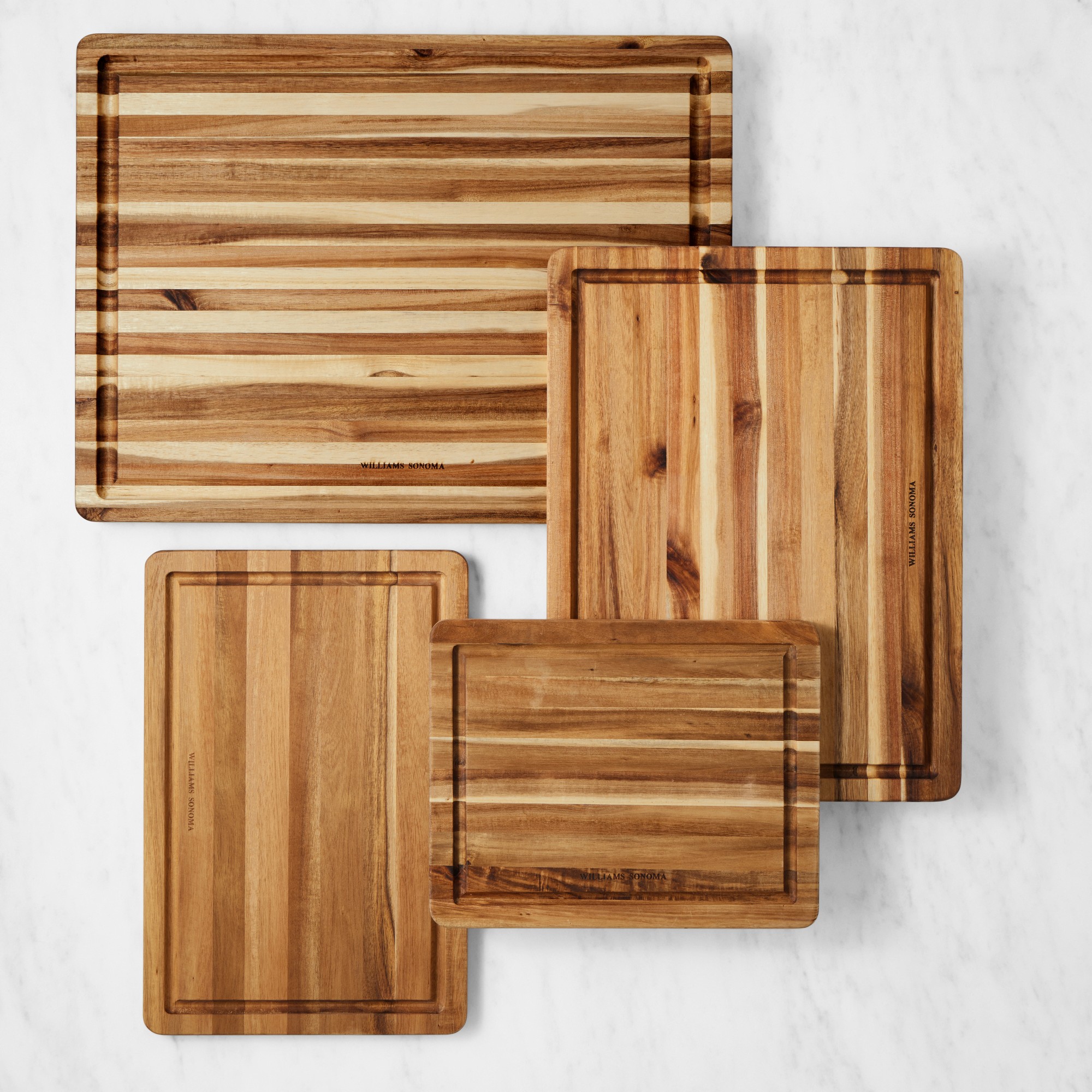 Williams Sonoma Edge-Grain Cutting & Carving Board, Acacia