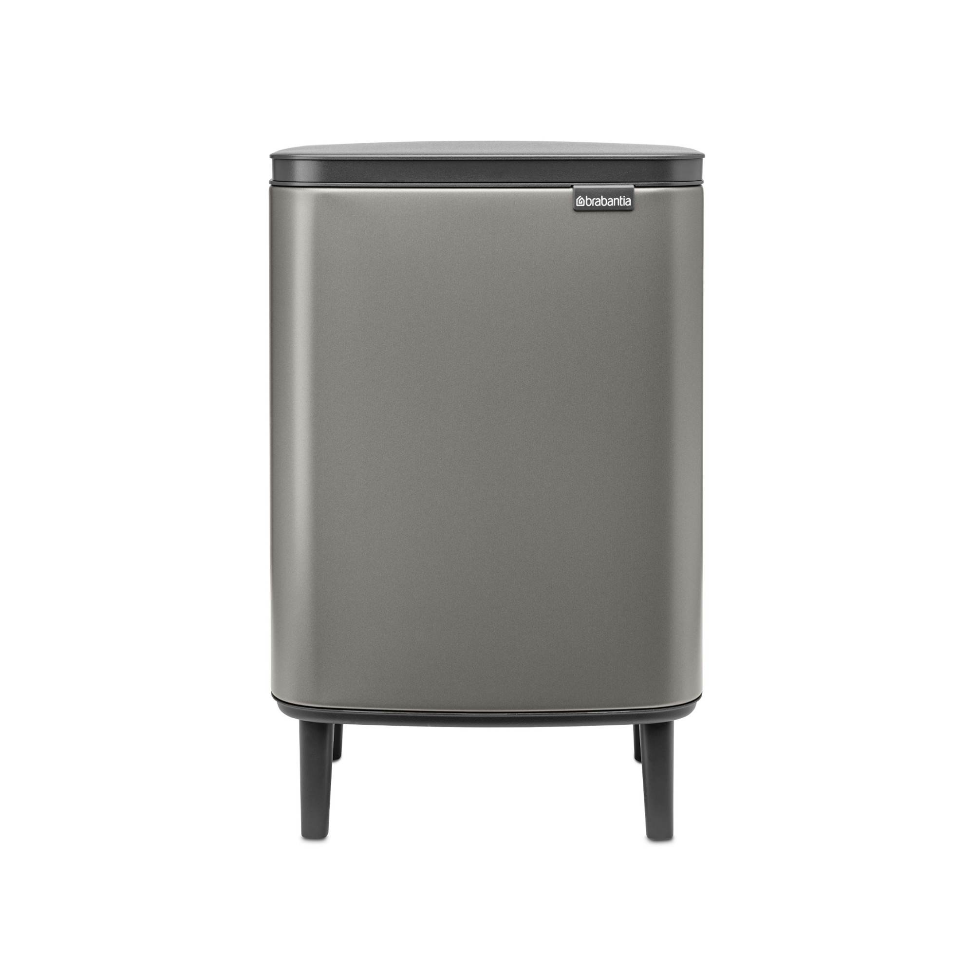 Brabantia Bo Hi Single Compartment Trash Can, 3.2-Gallon