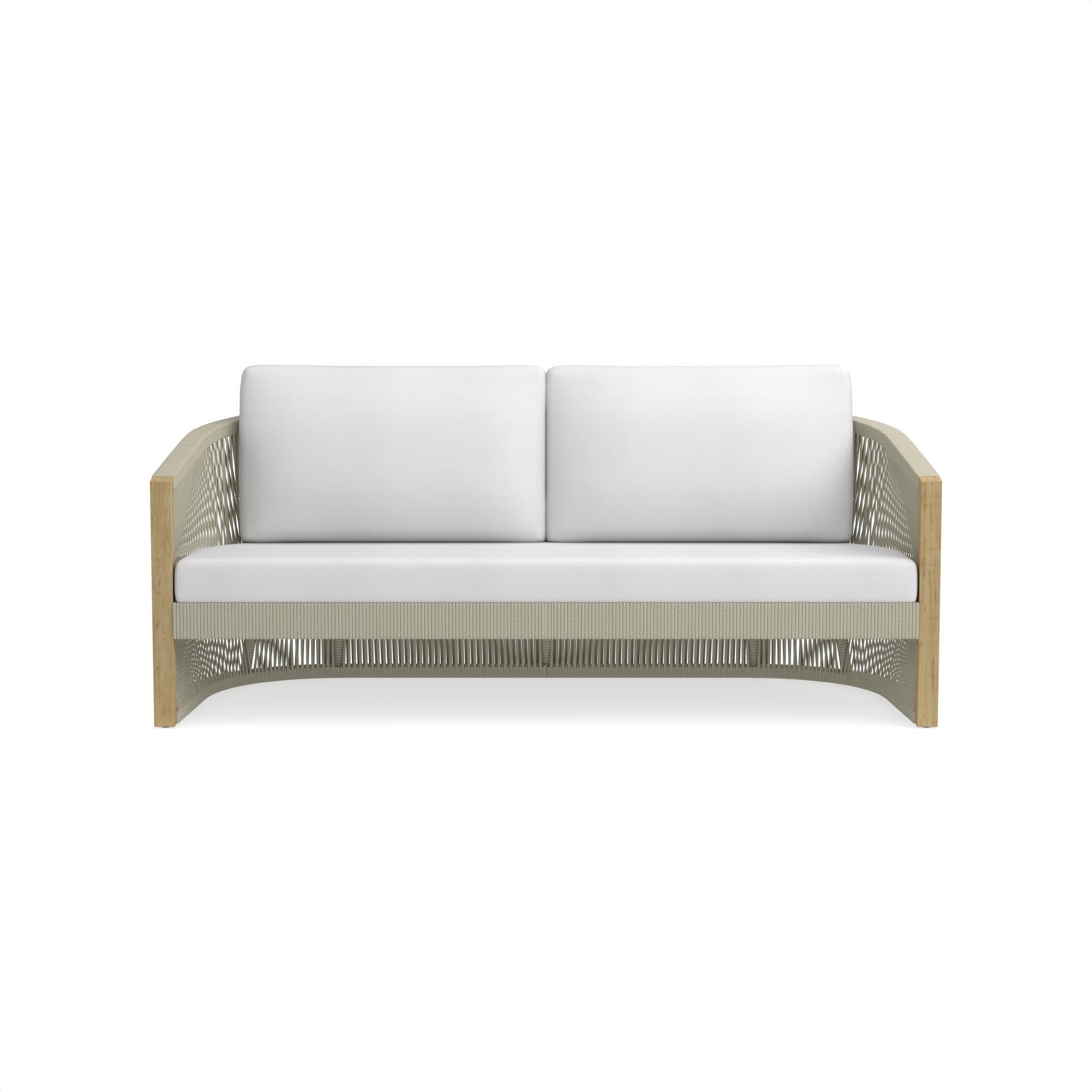 Pasadena Outdoor Teak and Rope Sofa Cushions