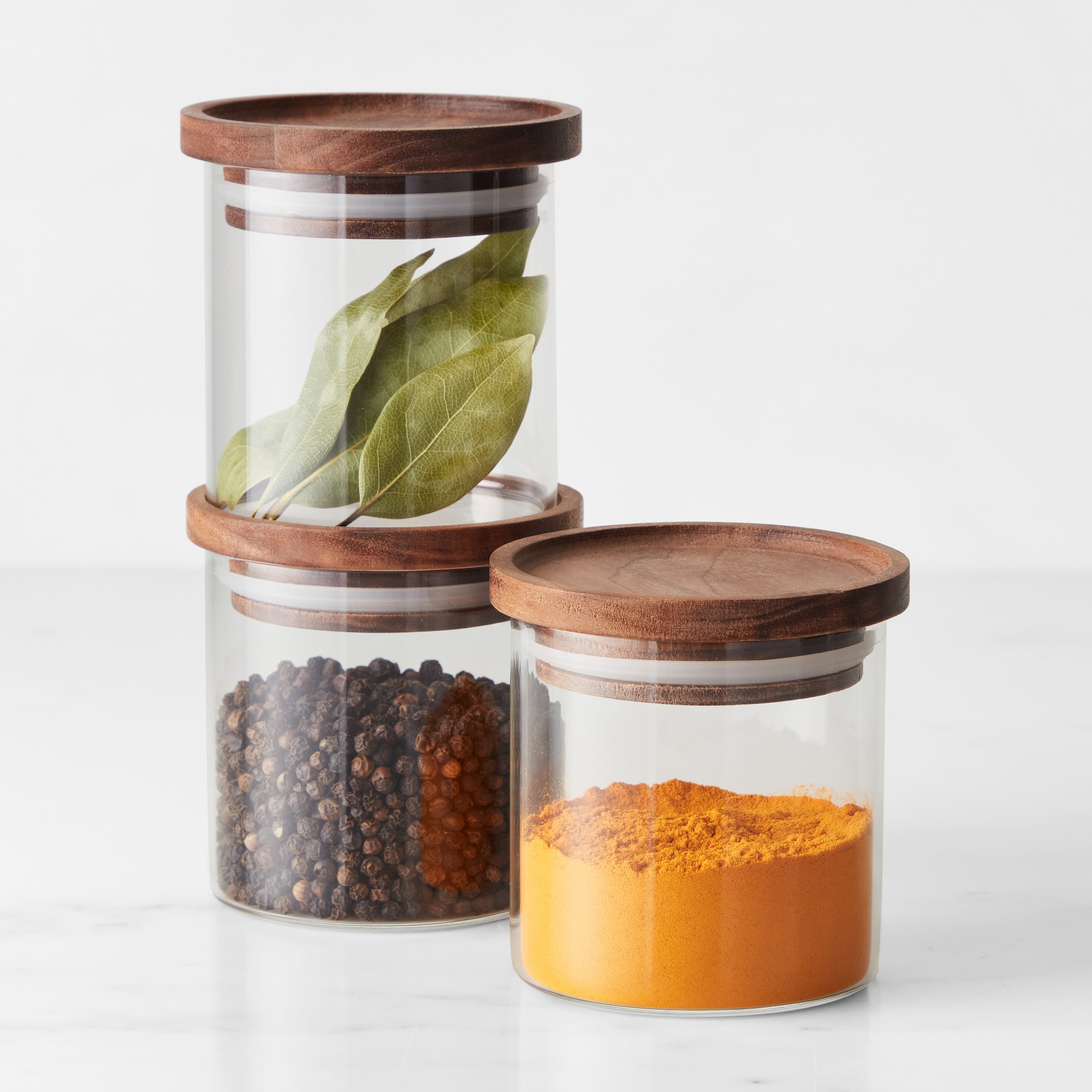 Hold Everything Stackable Spice Jars