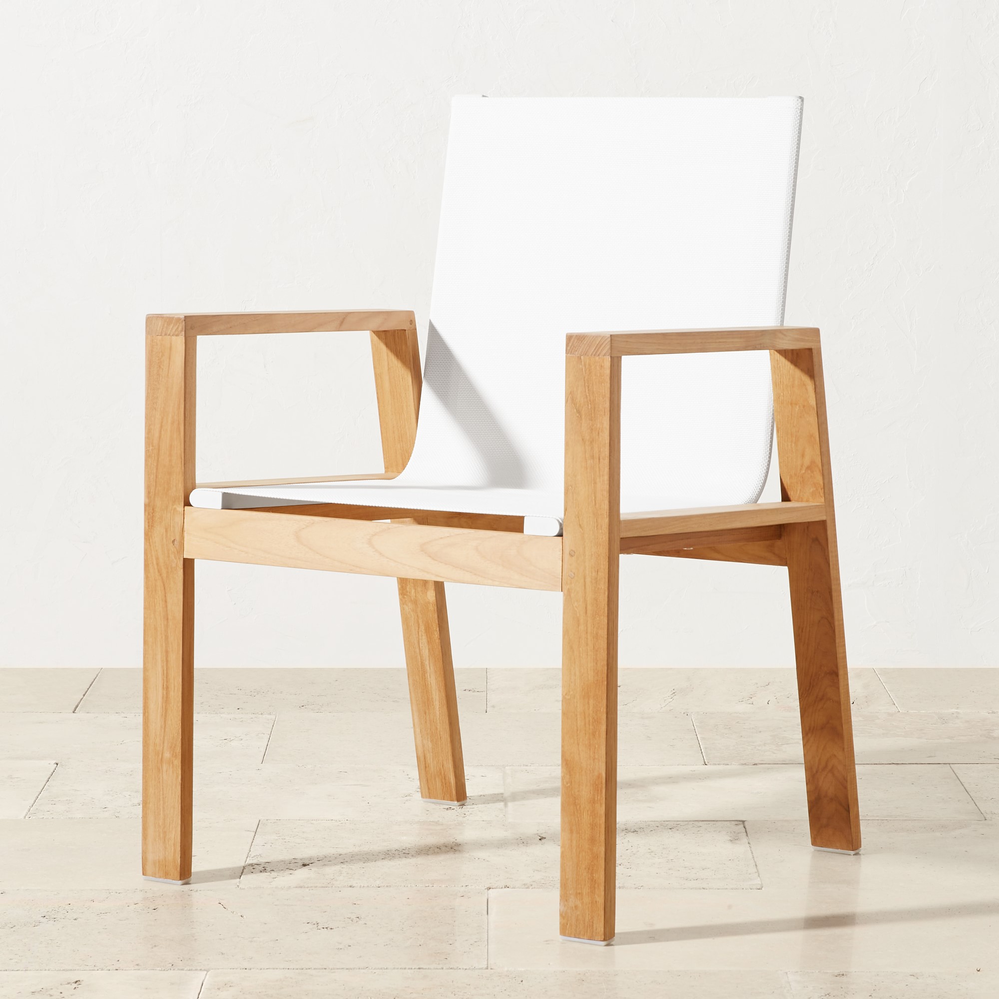 Santa Barbara Outdoor Natural Teak Dining Armchair