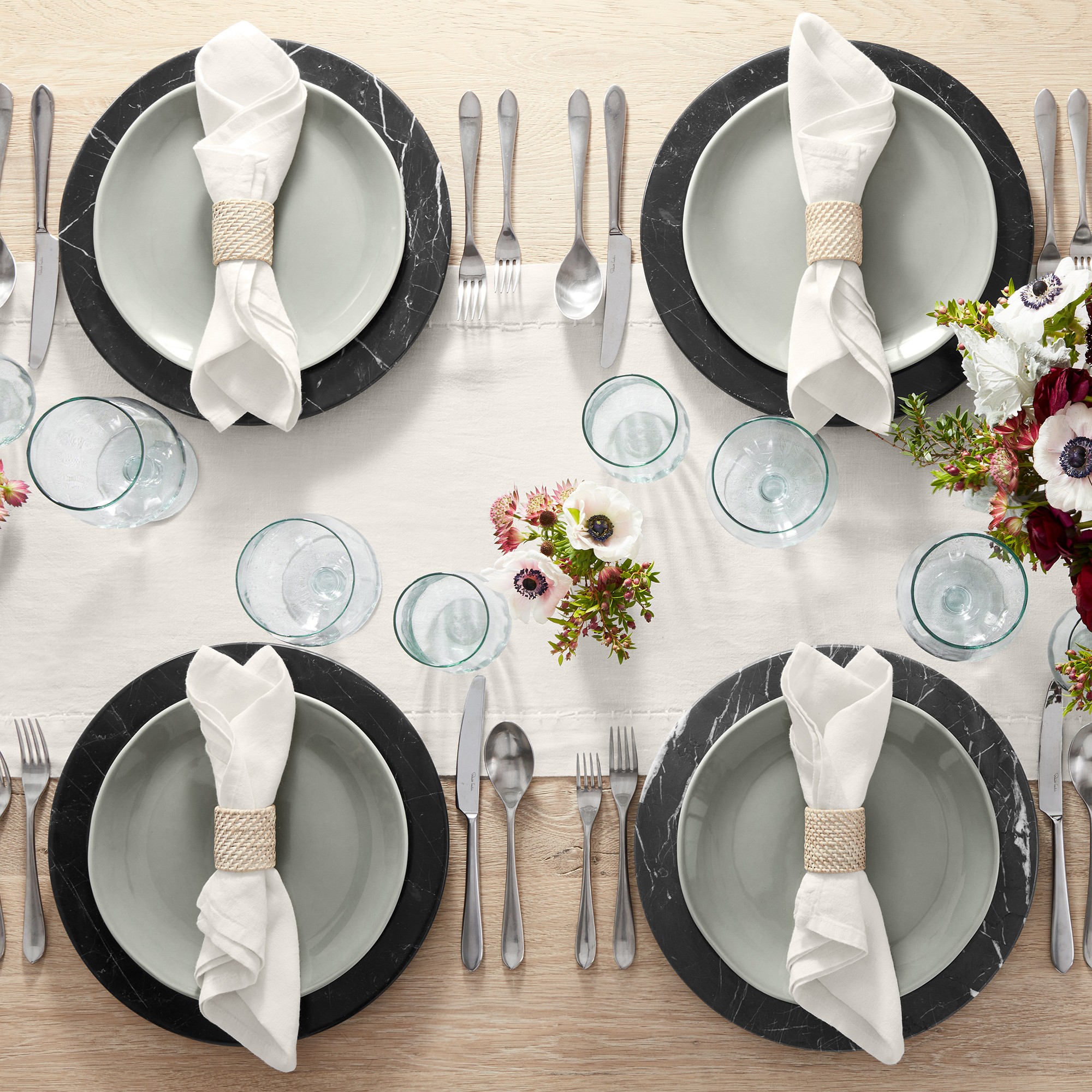 Italian Washed Linen Table Runner