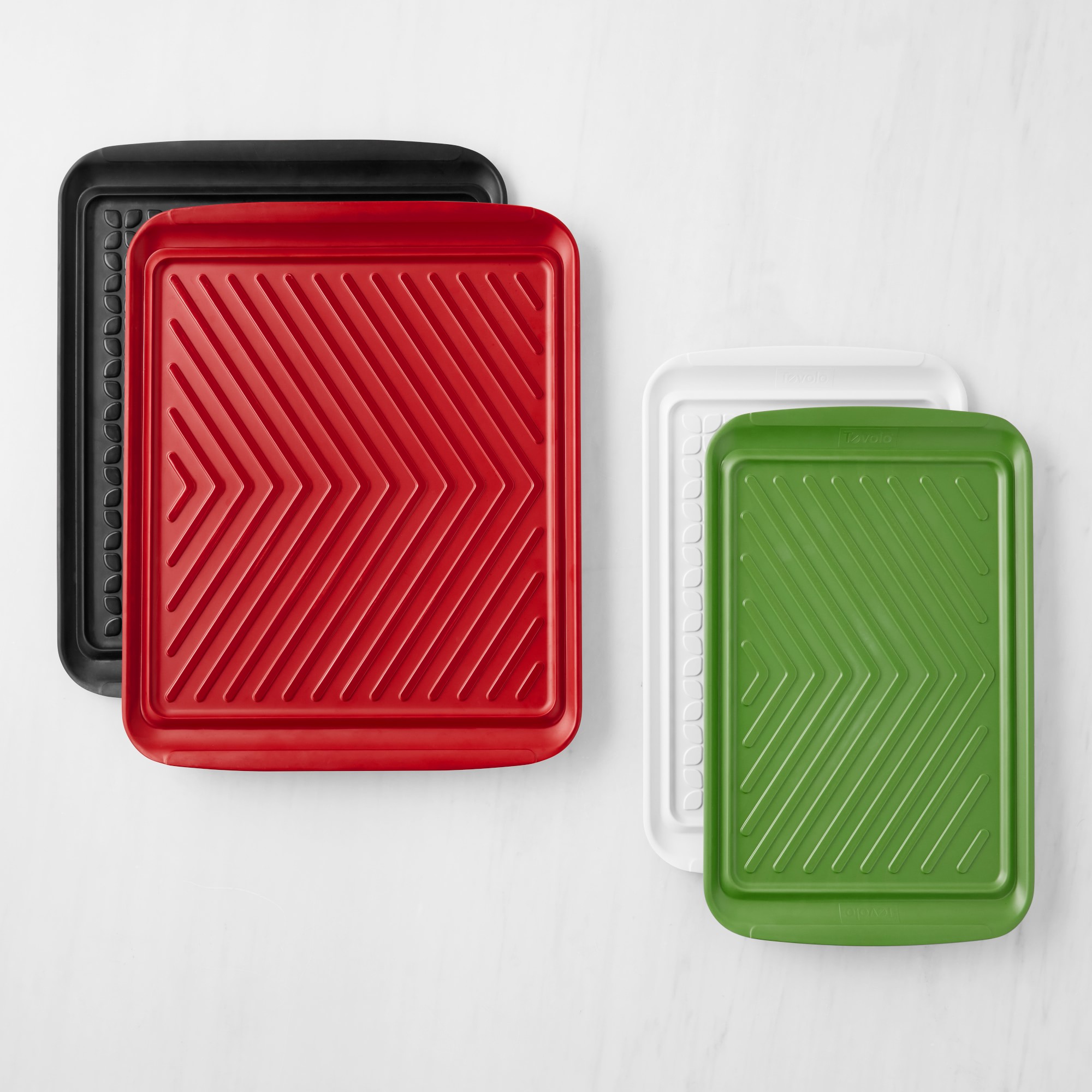 Williams Sonoma 4-Piece Grill Prep Trays & Veggie Trays Set