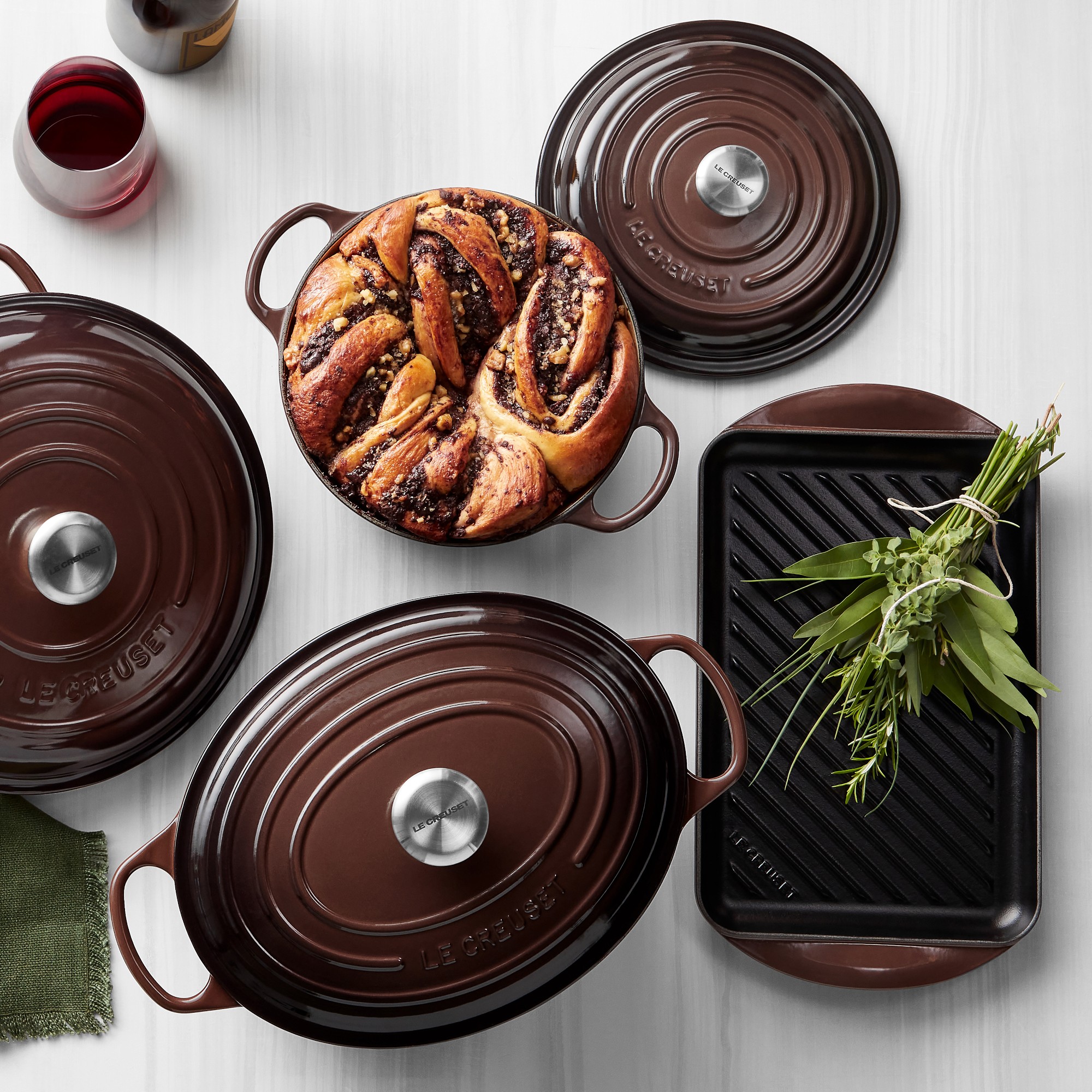 Le Creuset Enameled Cast Iron Skinny Grill