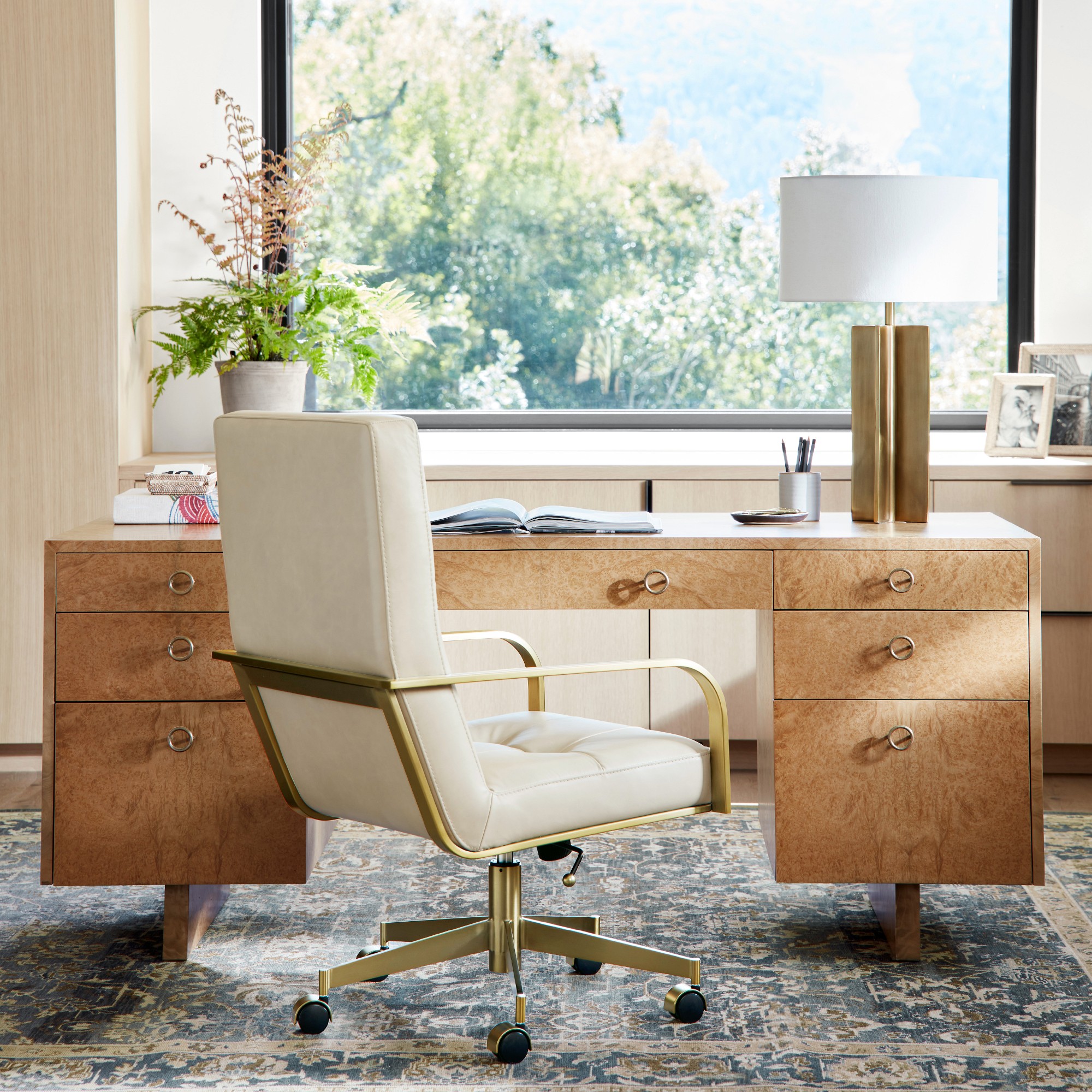 James Swivel Desk Chair