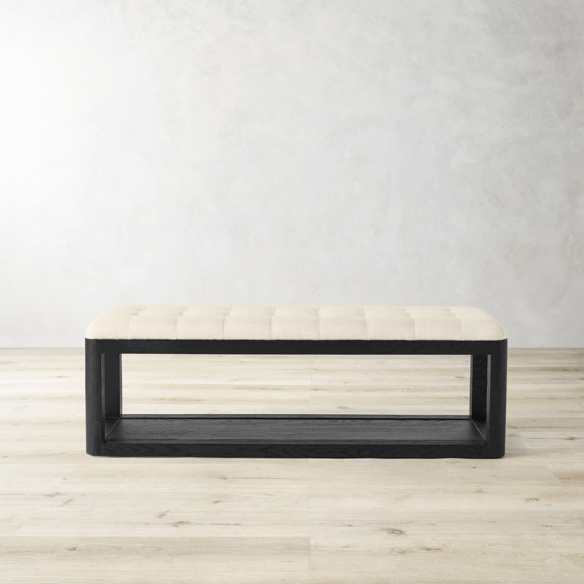 Porte Grid Tufted Bench (55)