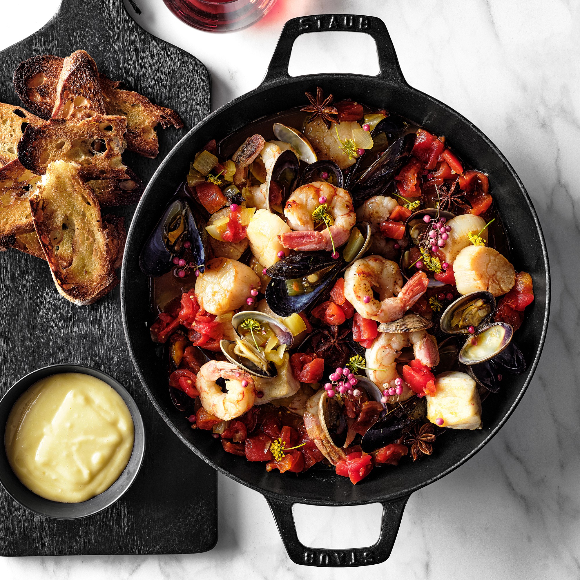 Staub Enameled Cast Iron Double-Handle Fry Pan, 10