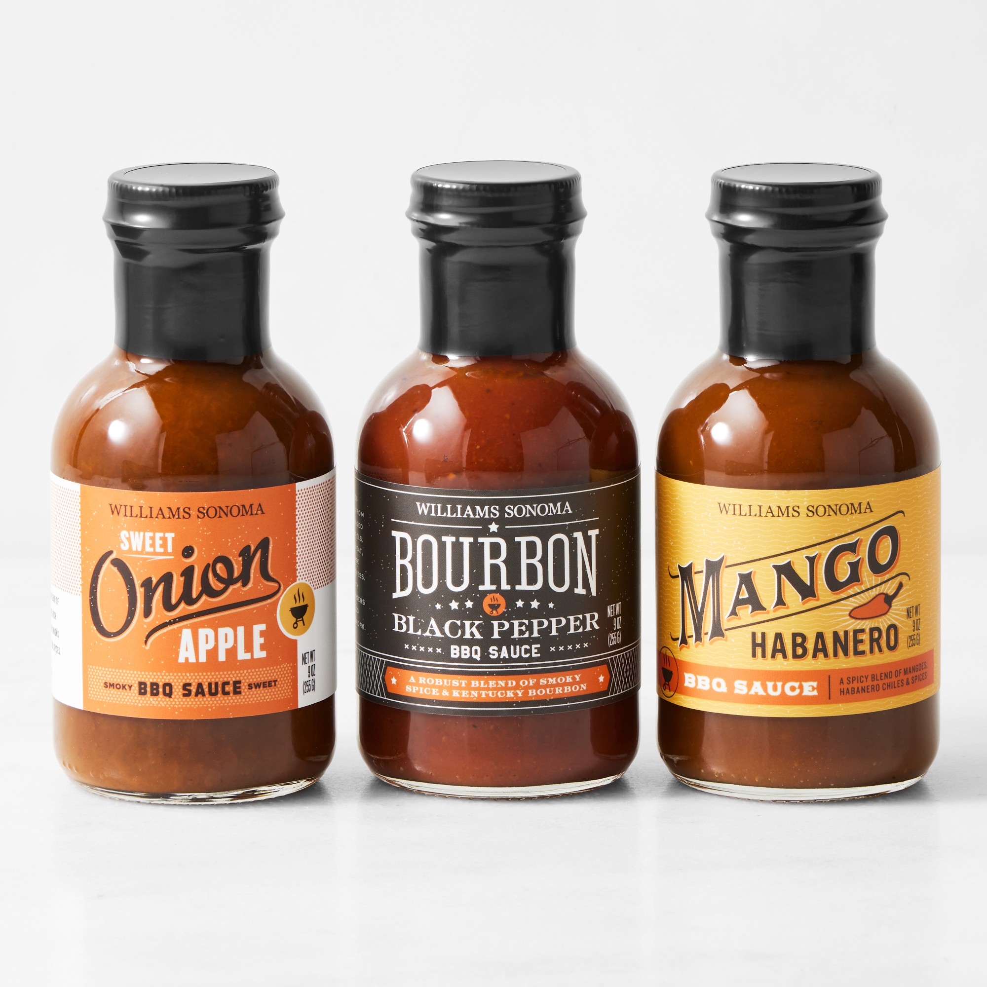 Williams Sonoma BBQ Sauce Gift Set, Sweet, Spicy & Smoky