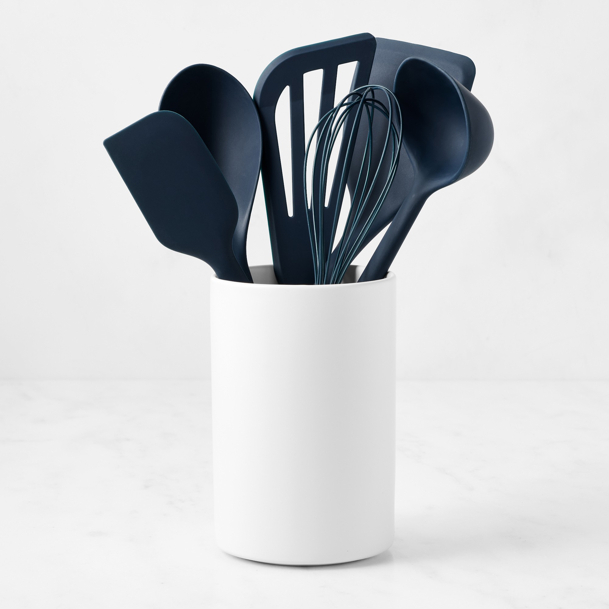 GreenPan™ Silicone Utensils with Utensil Holder, Set of 7