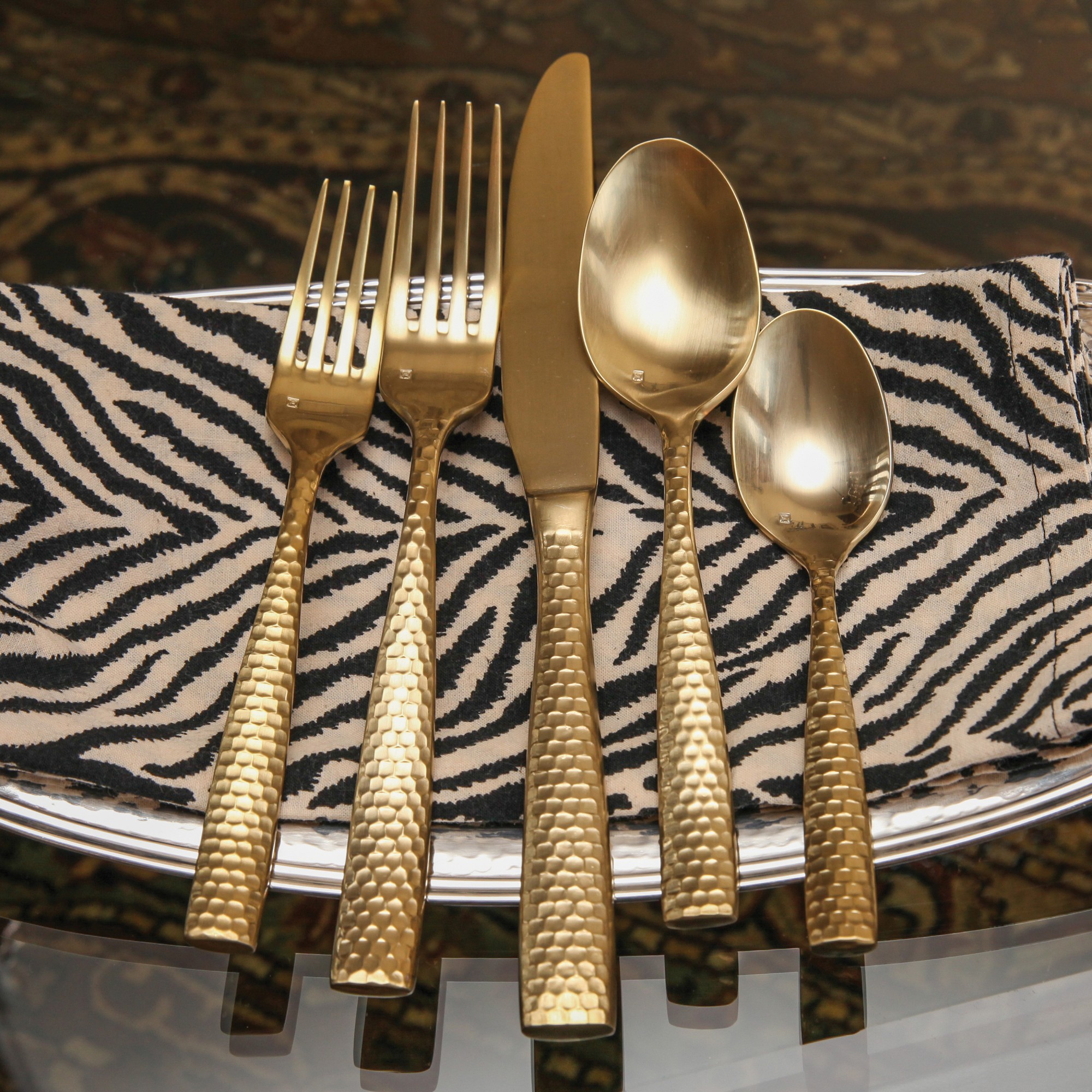 Fortessa Lucca Faceted Flatware Sets