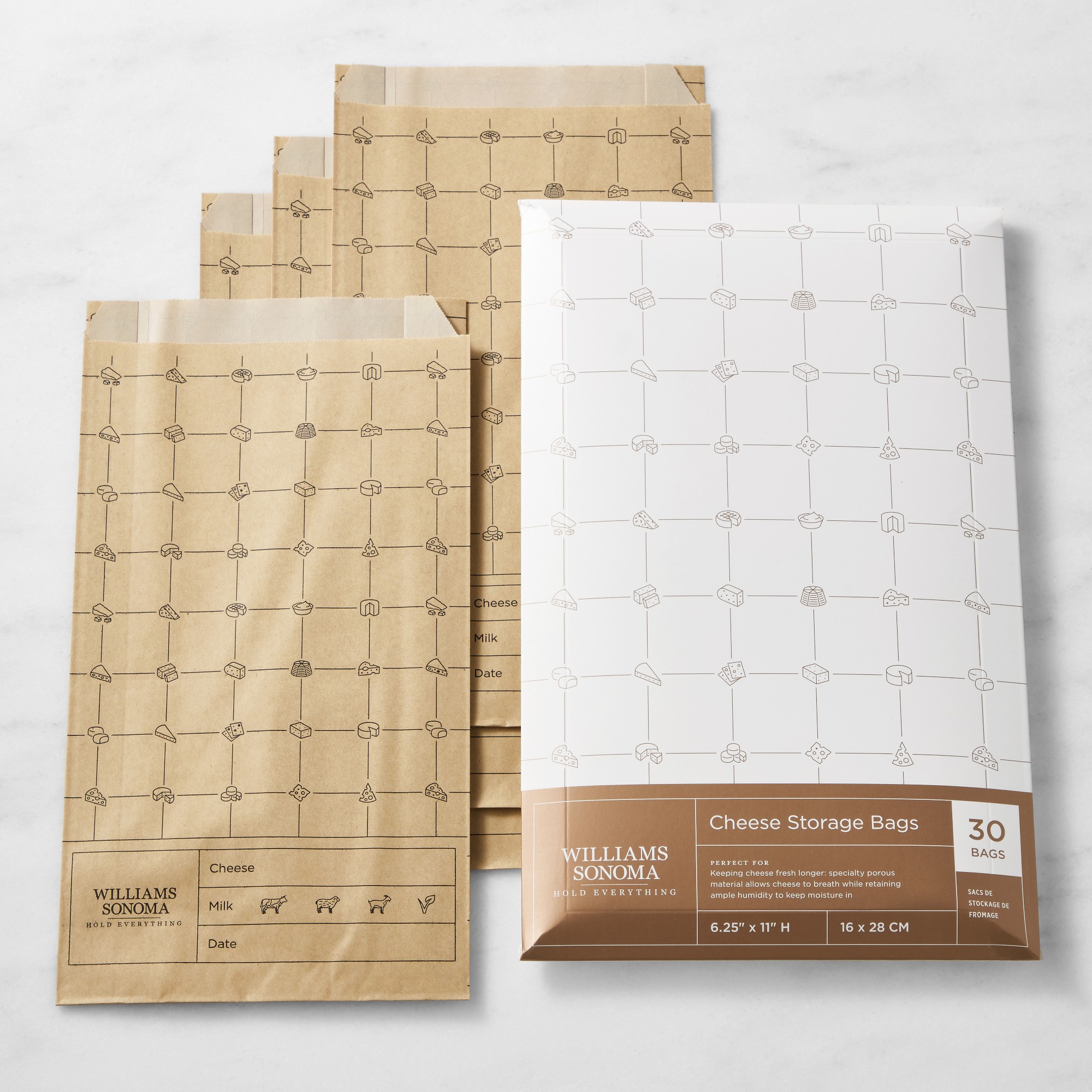 Hold Everything Formaticum Cheese Storage Bags