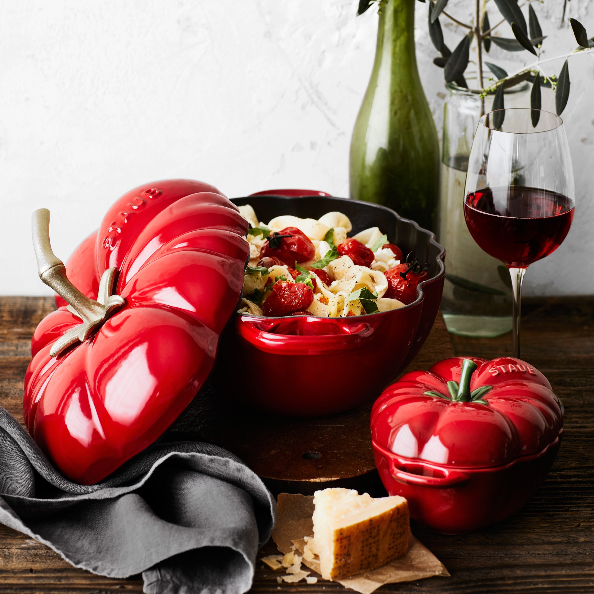 Staub Stoneware Petite Tomato Cocotte