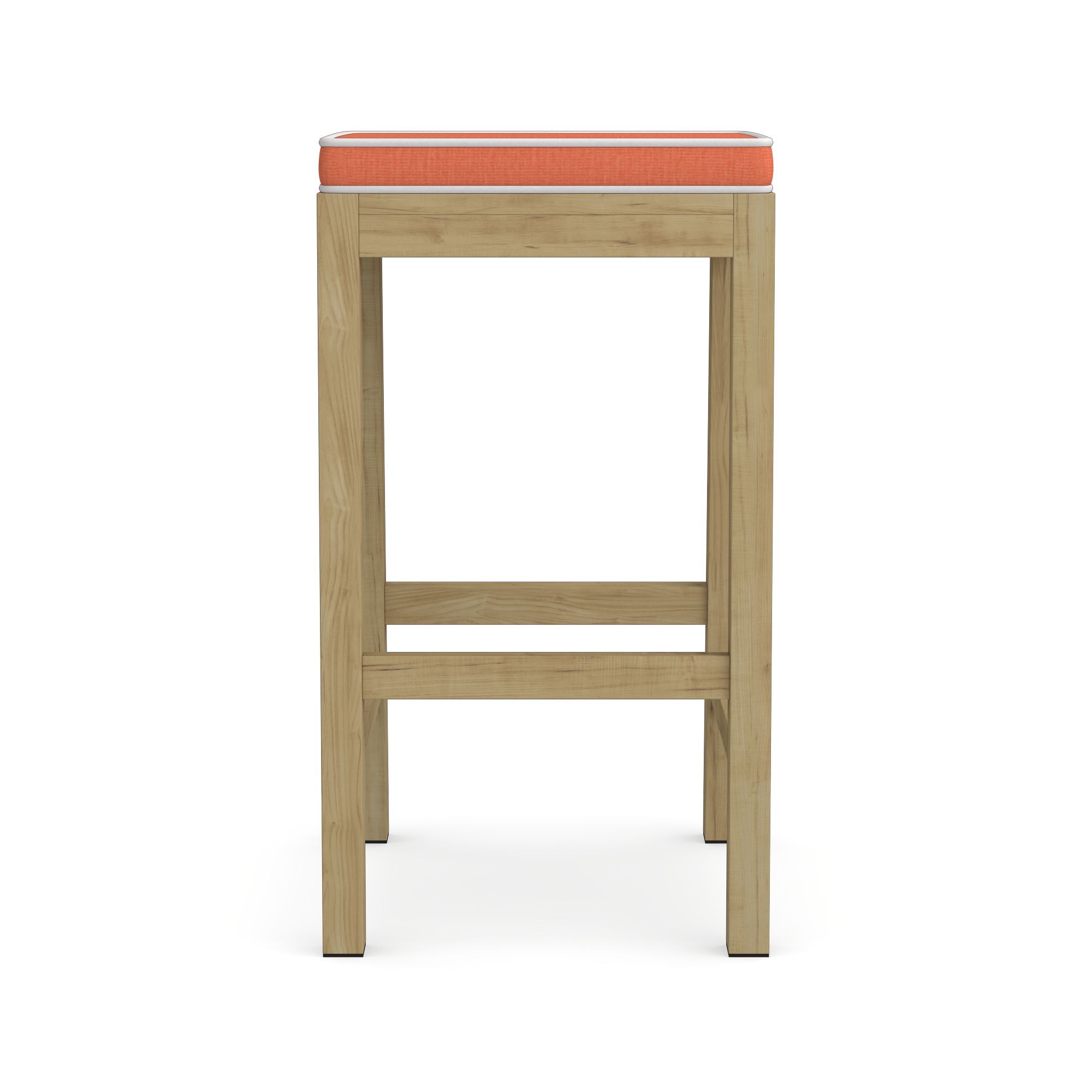 Larnaca Outdoor Teak Backless Bar Stool Cushions