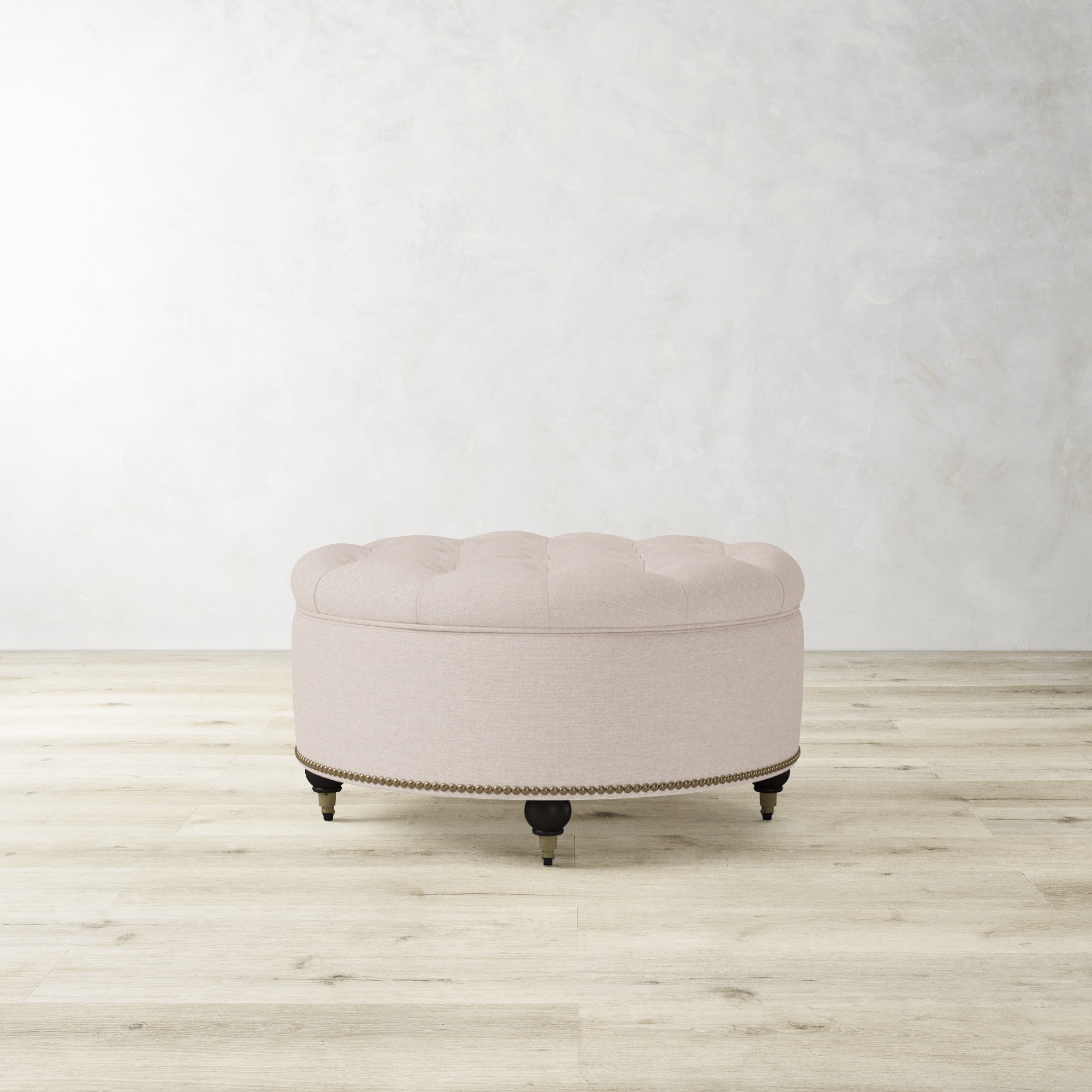 Soho Tufted Round Storage Ottoman (36)