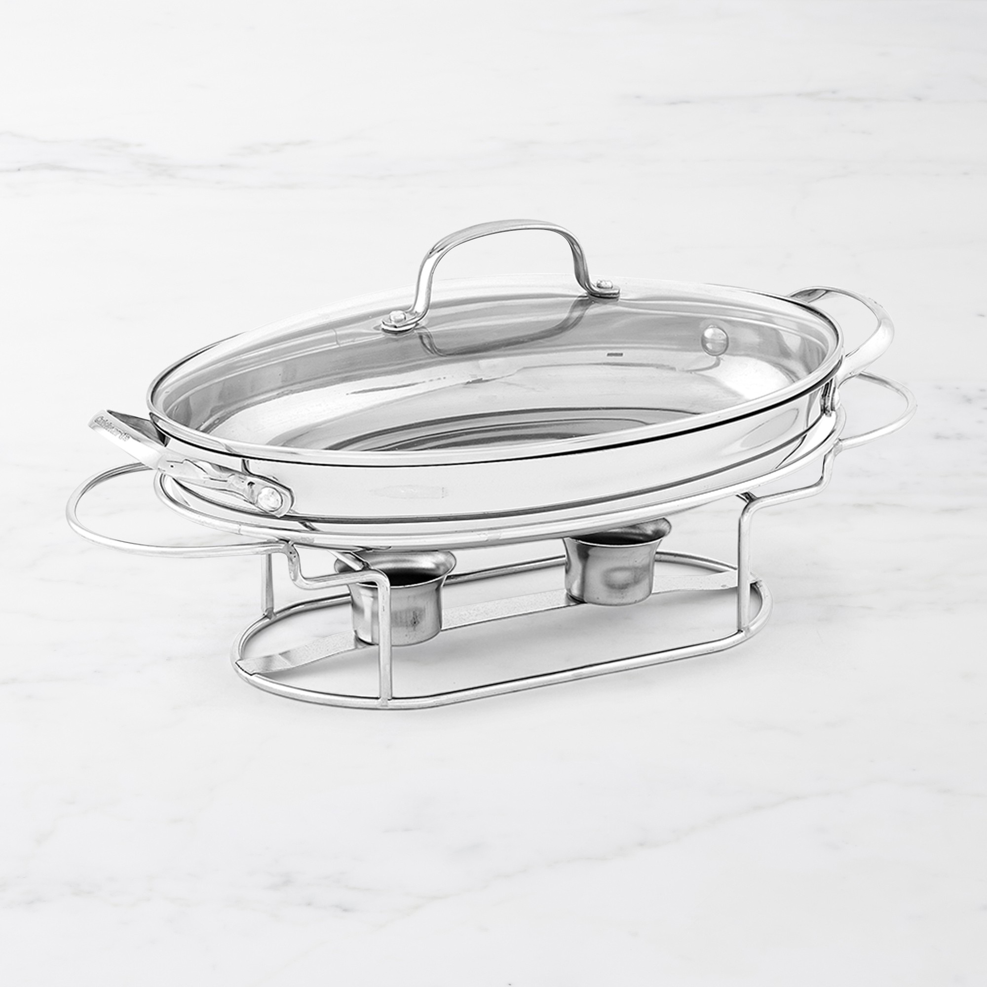 Cuisinart Oval Stainless-Steel Chafing Dish, 2 1/2-Qt.