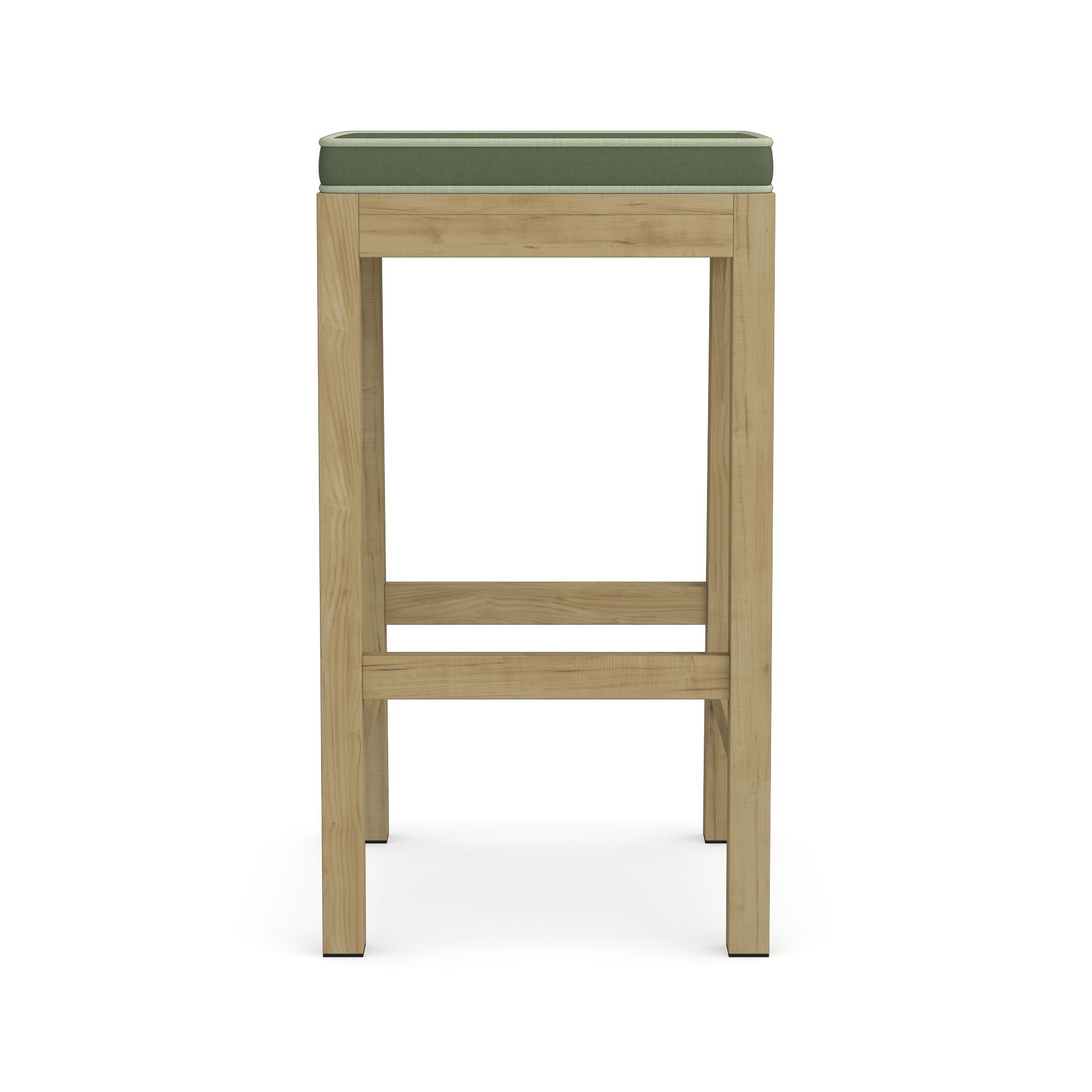 Larnaca Outdoor Teak Backless Bar Stool Cushions