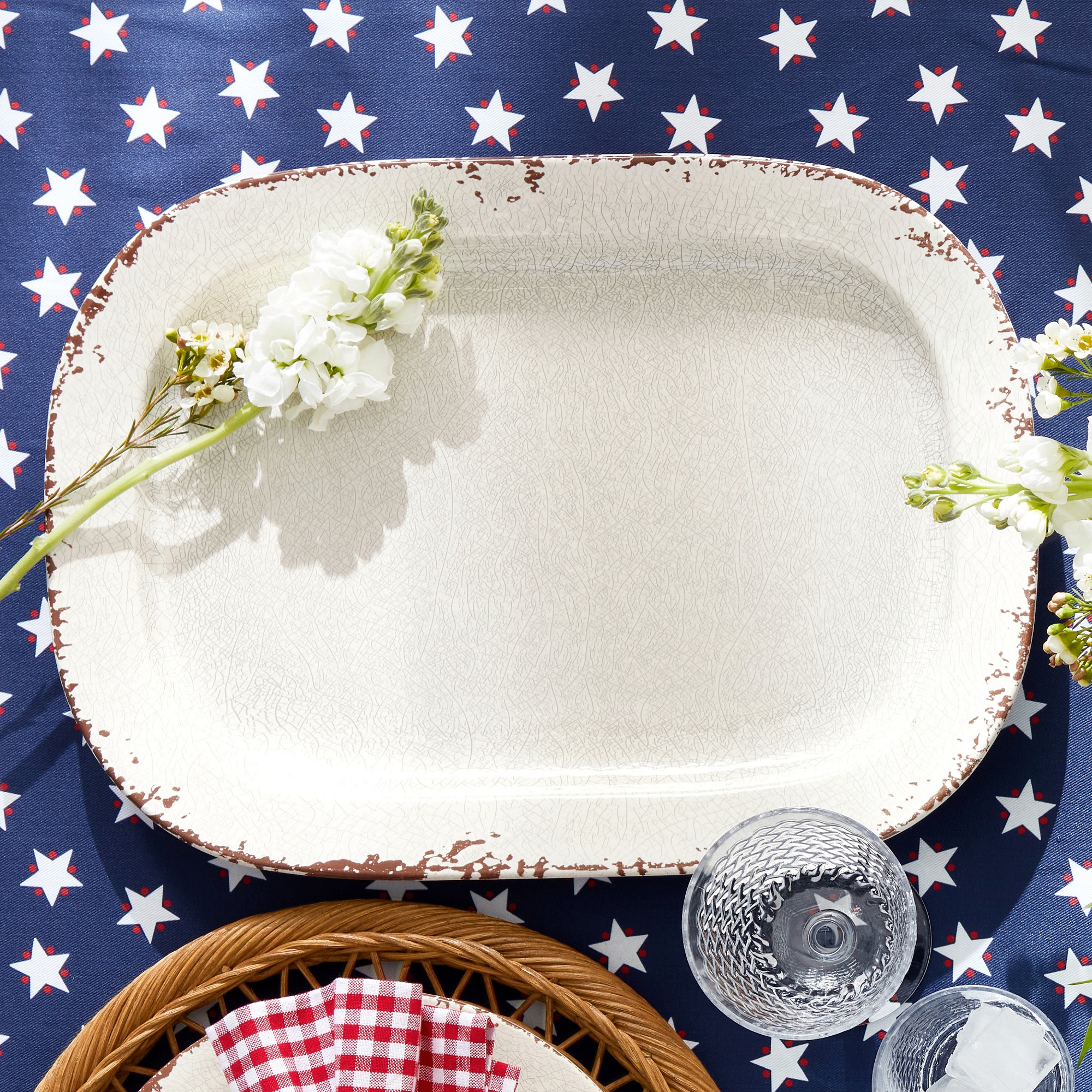 Rustic® Outdoor Melamine Platter