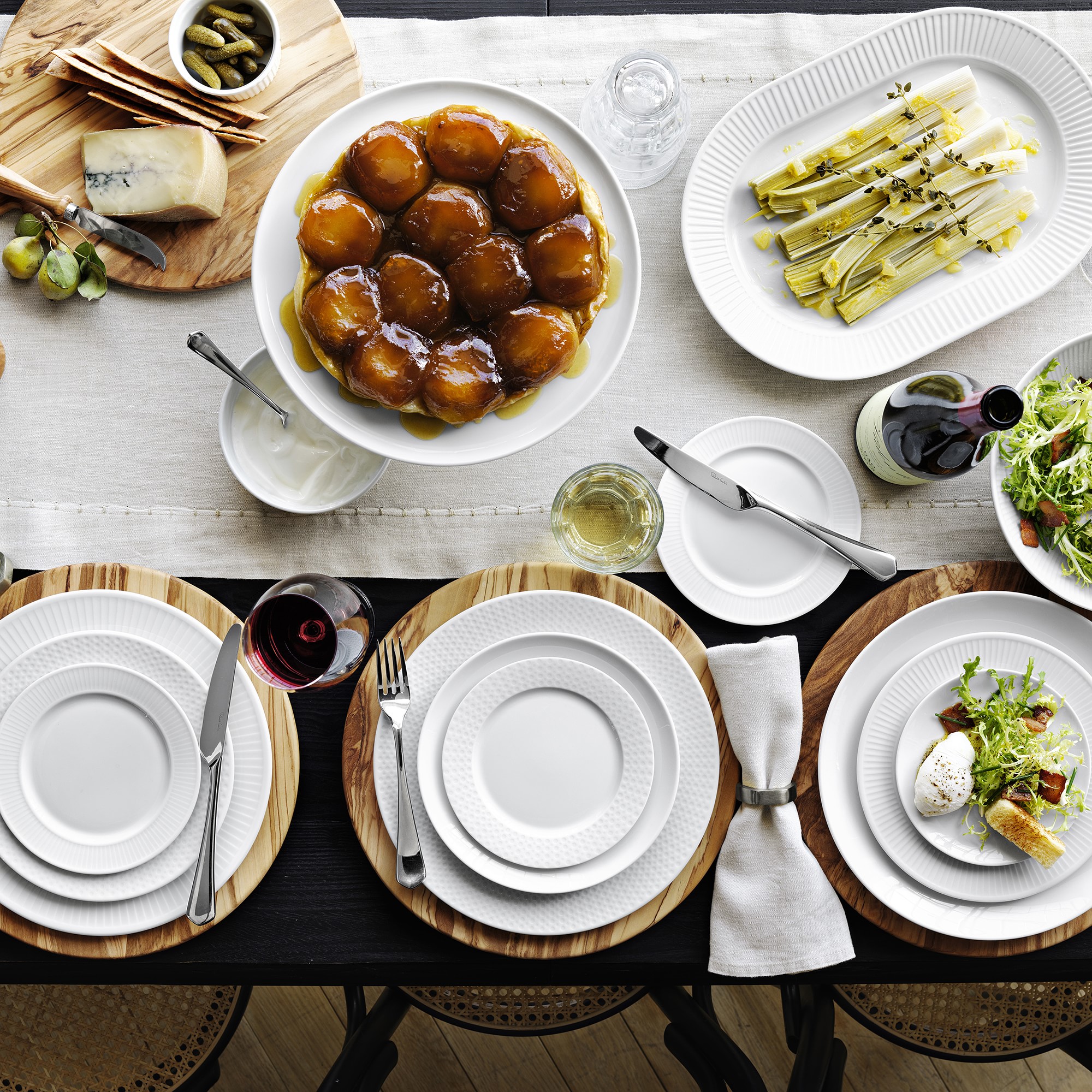 Pillivuyt Plisse Porcelain Oval Platter