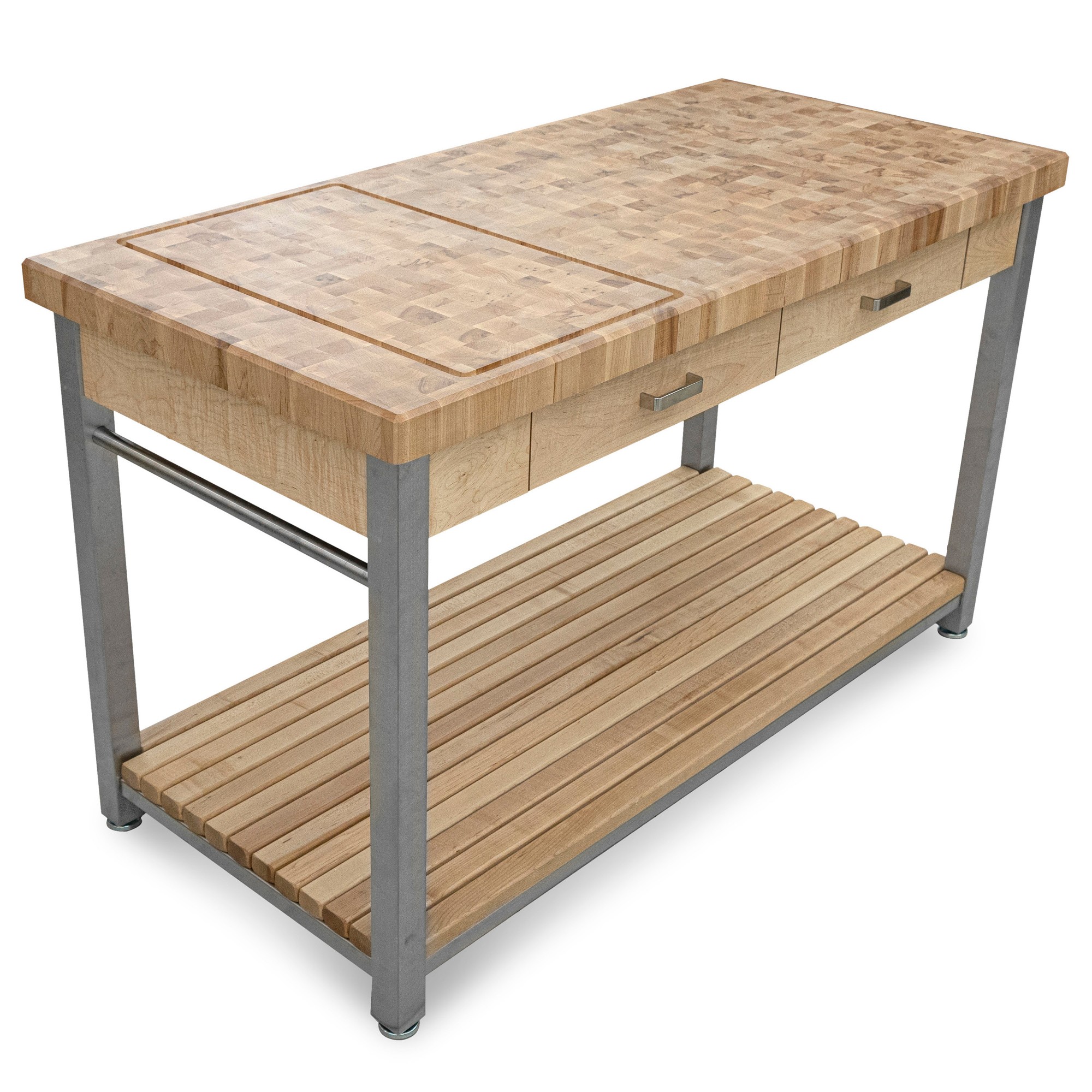 John Boos End-Grain Butcher Block Workbench (60)