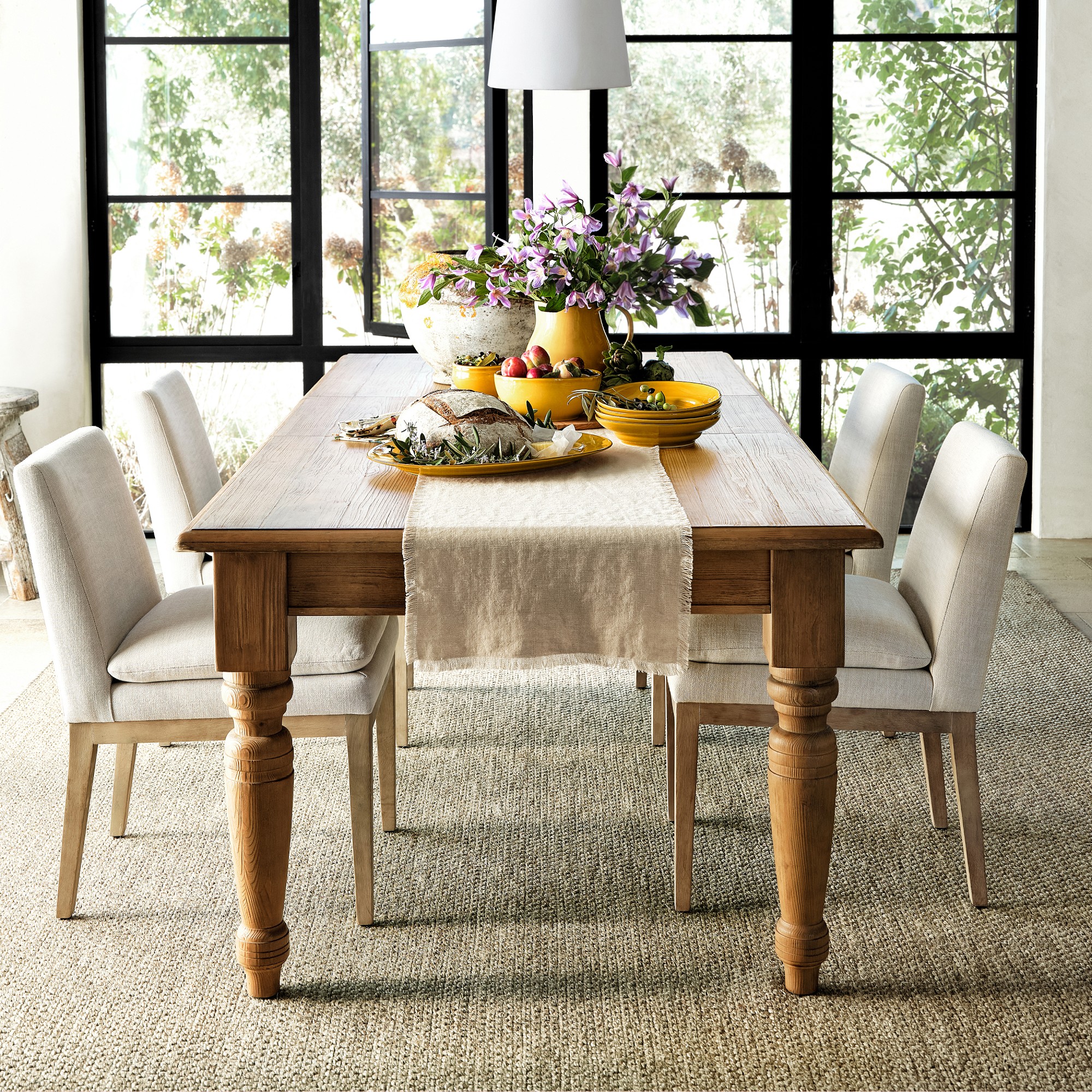 Harvest Extendable Rectangular Dining Table (72-116)