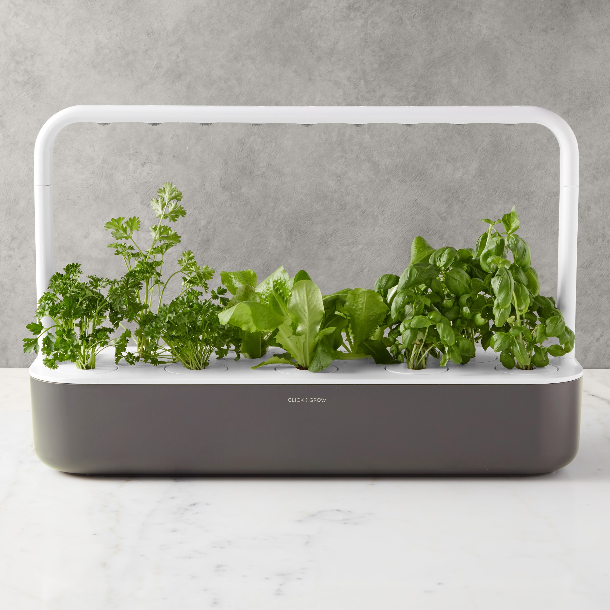 Click & Grow Smart Garden System, 9 Pod, Grey