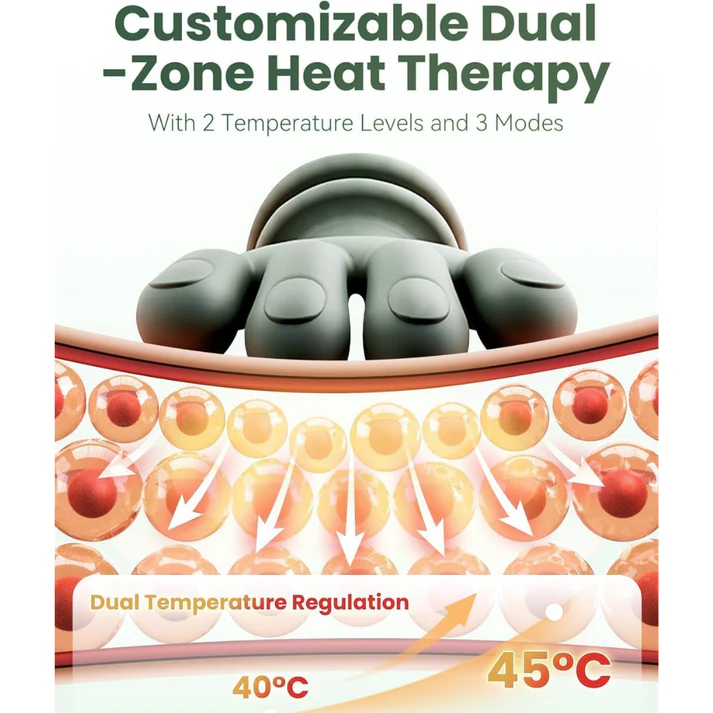 Shoulder and Neck Massager Cervical, Electric Real Hands Kneading Massage with Heat, Shiatsu Deep Tissue Pain Relief for Shoulder Neck Back Muscle(1PC)