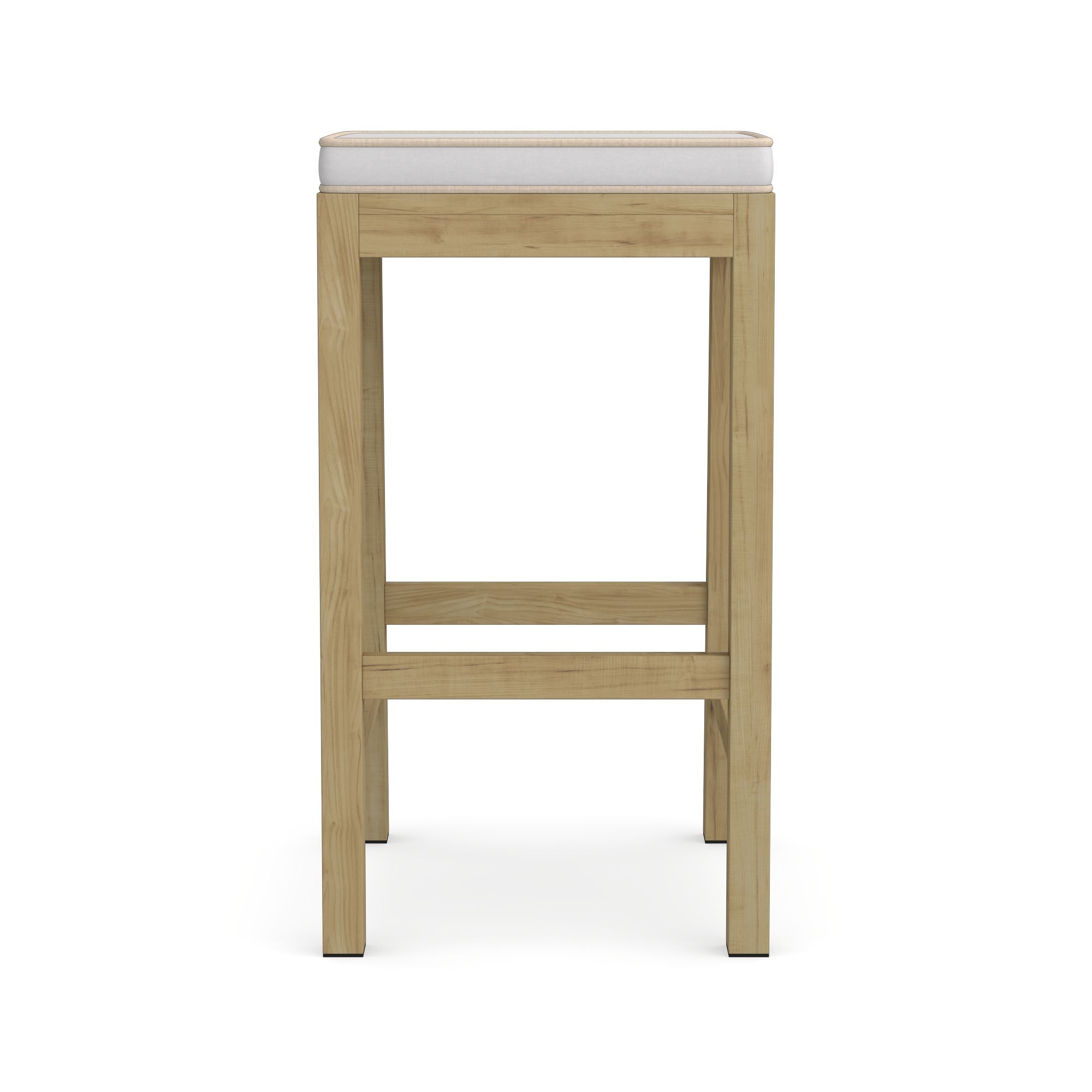 Larnaca Outdoor Teak Backless Bar Stool Cushions